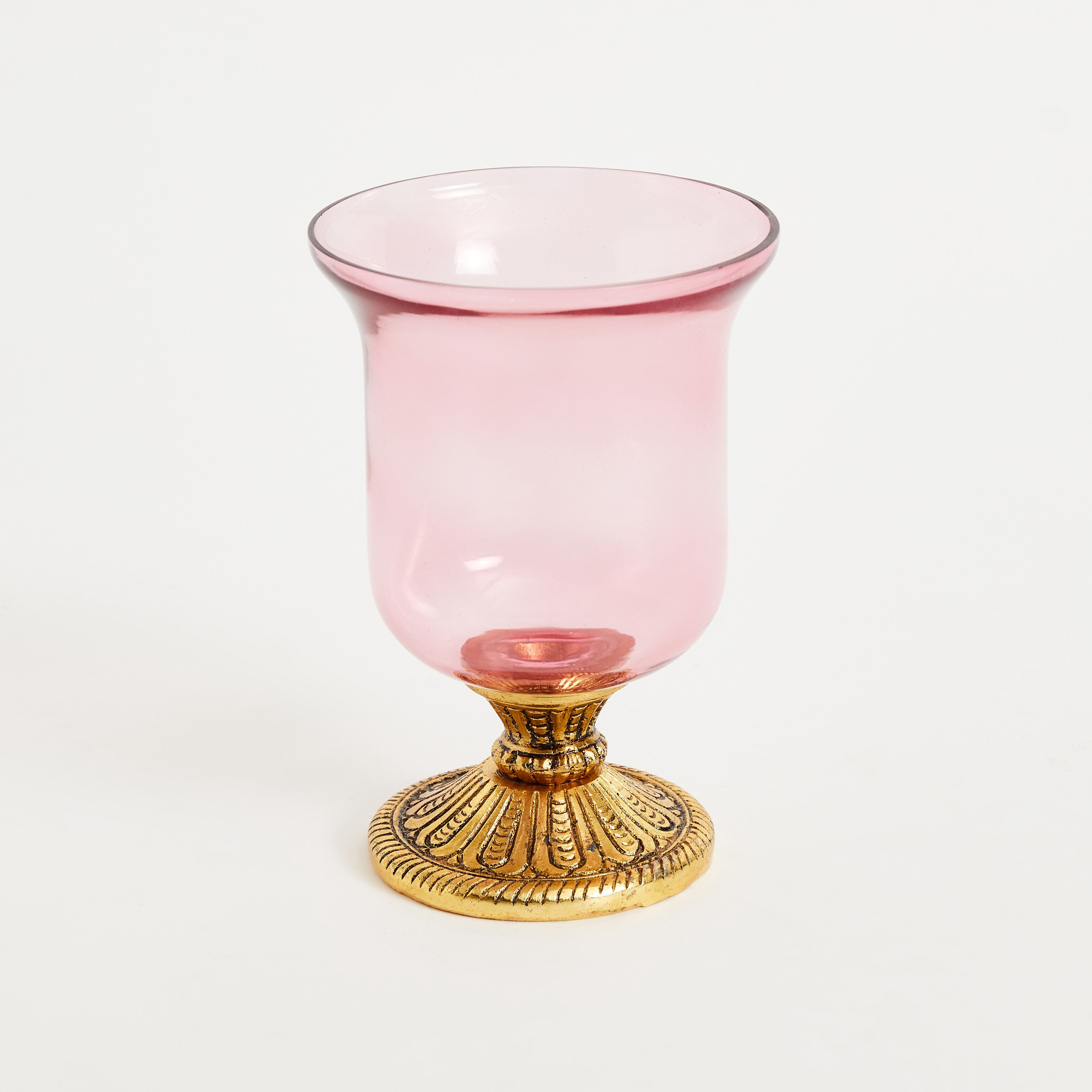 حامل شموع زجاج بقاعدة من جولنار - 12x12x20 سم-hbxlivingroom-decorandaccessories-candleholders-image-7