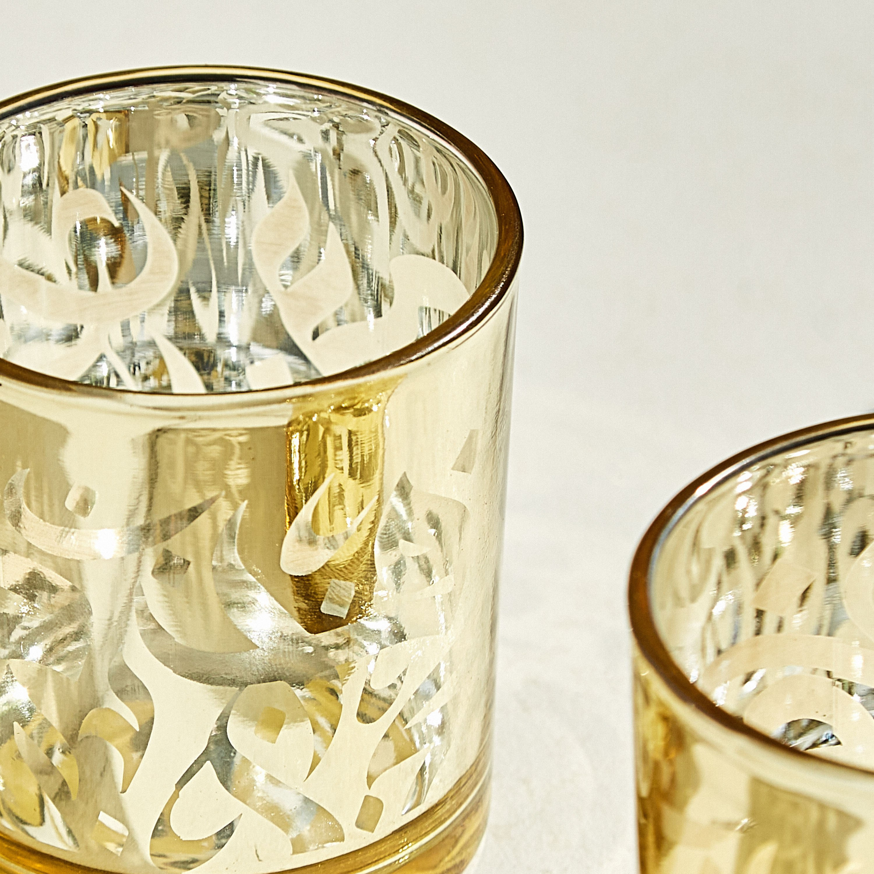 طقم حامل شموع فوتيف مستقيم قطعتين من كاليجرافي آشر-hbxlivingroom-decorandaccessories-candleholders-image-2