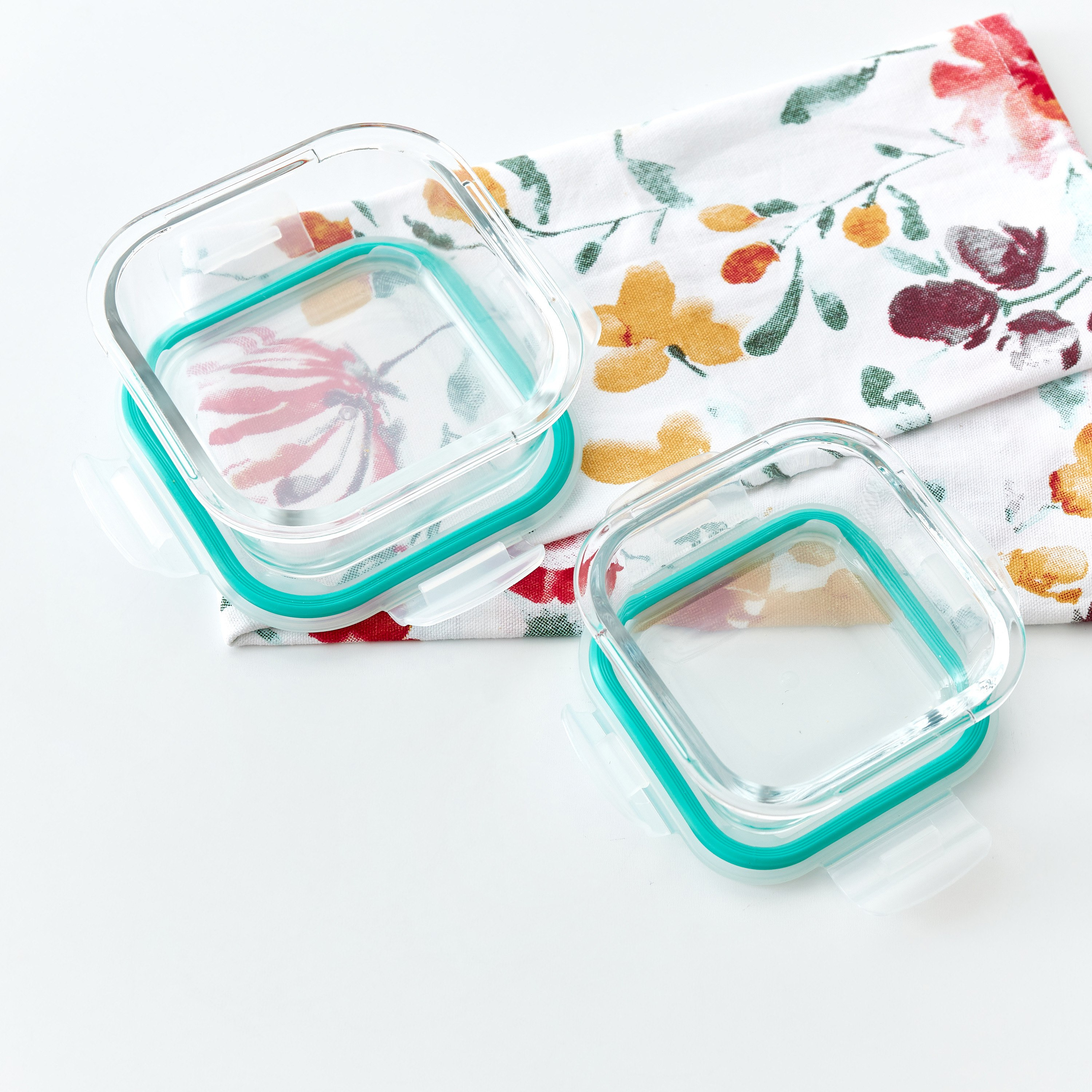 طقم حاوية تخزين طعام زجاجيّة مستطيلة من كليك لوك - قطعتين-hbxhomeware-hbxkitchen-image-2