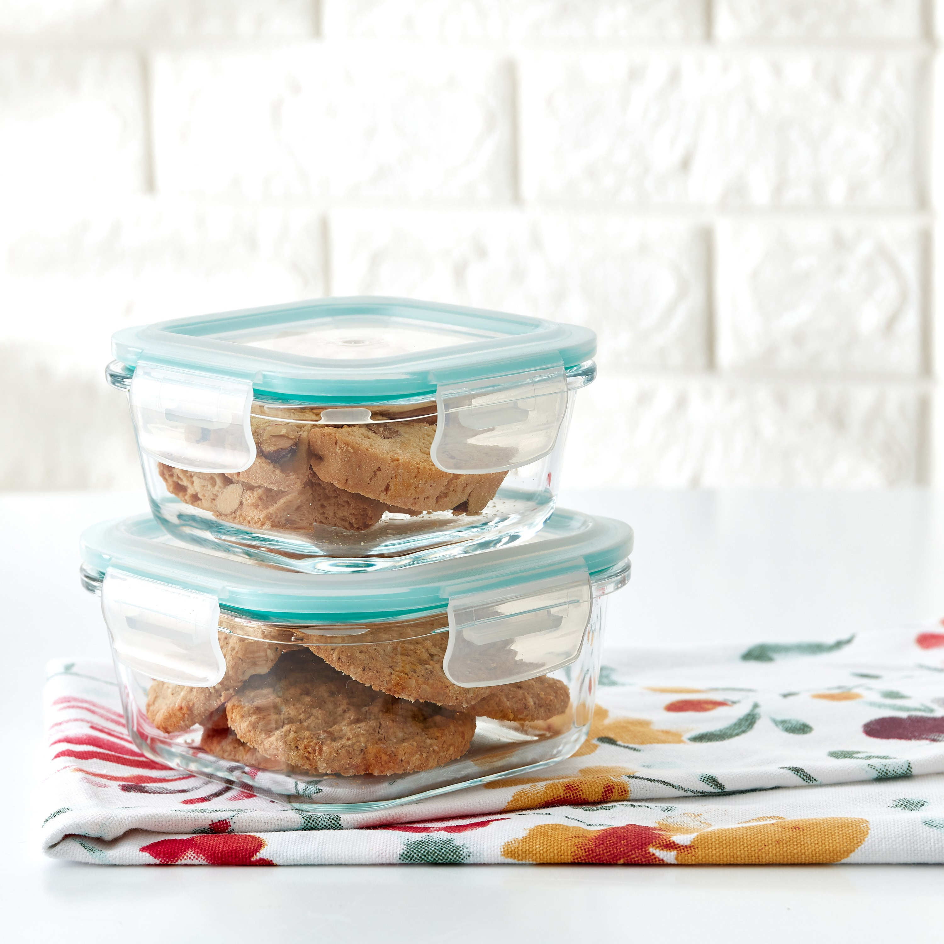 طقم حاوية تخزين طعام زجاجيّة مستطيلة من كليك لوك - قطعتين-hbxhomeware-hbxkitchen-image-4
