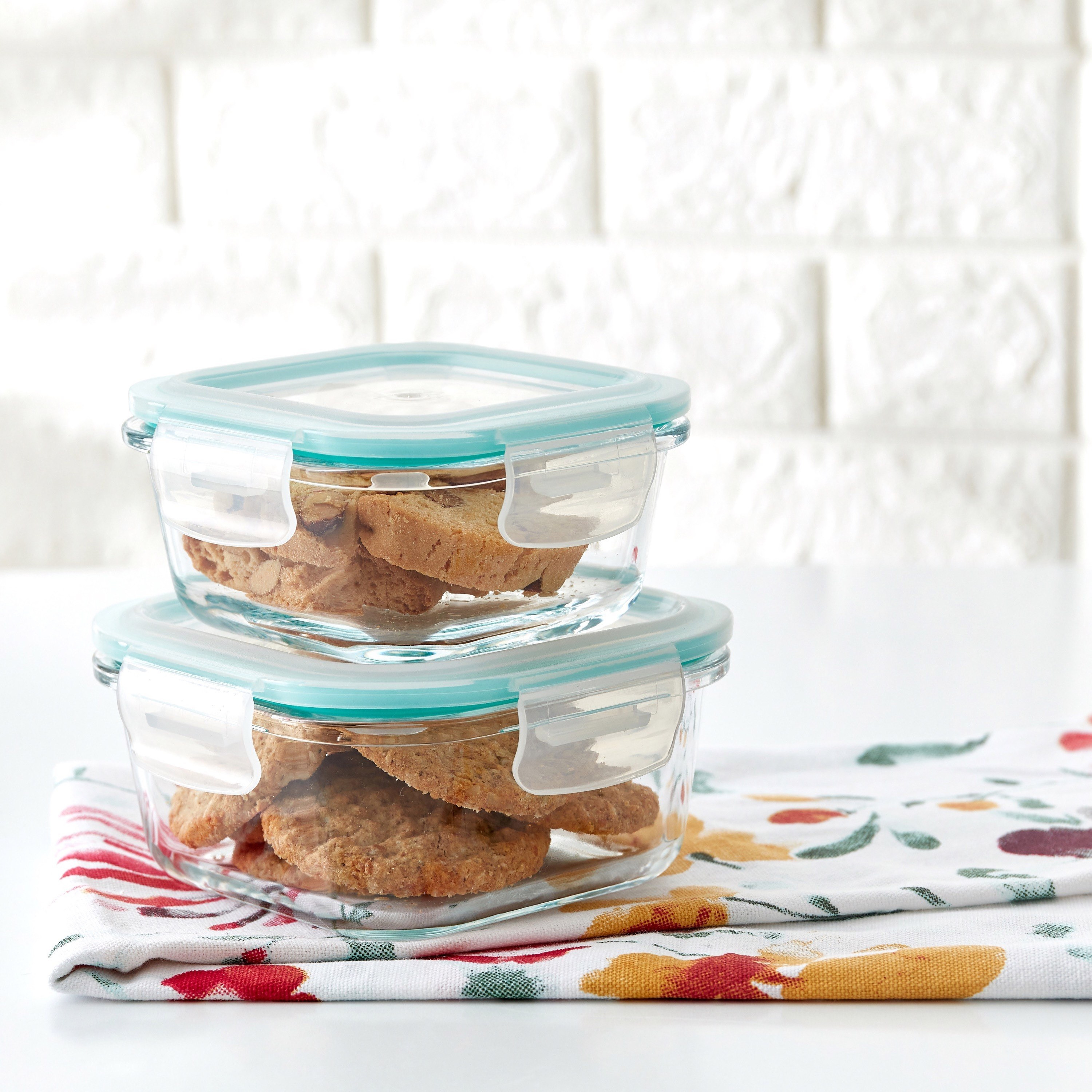 Clicklock 2-Piece Rectangular Glass Food Storage Container Set-hbxhomeware-hbxkitchen-image-4