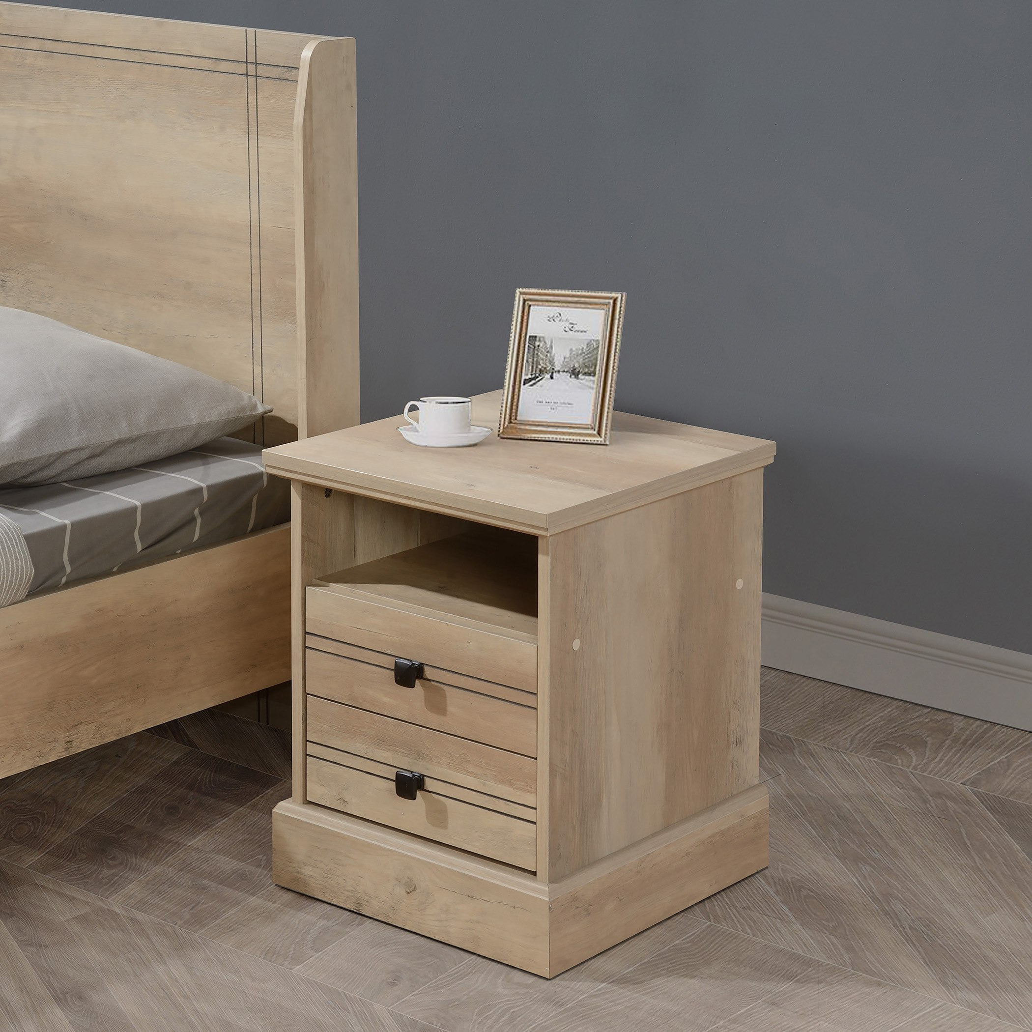 طقم غرفة نوم كينج 3 قطع دون طاولة تزيين ومرآة من بلير - 180x200 سم-hbxbedroom-bedsandbedsets-bedroomsets-king-image-7