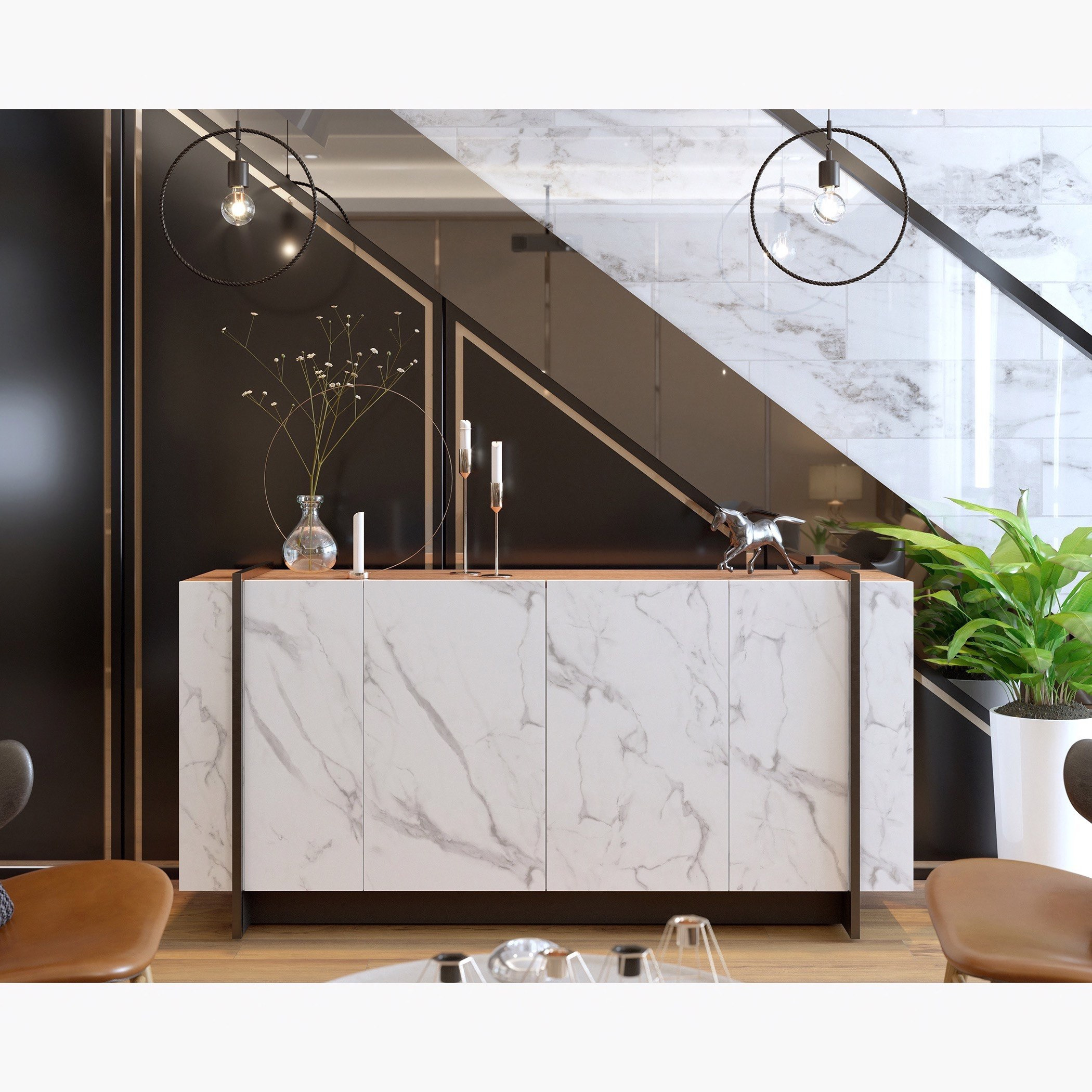 خزانة جانبية ببابين من مارلو-hbxfurniture-diningroom-buffetsandsideboards-image-1