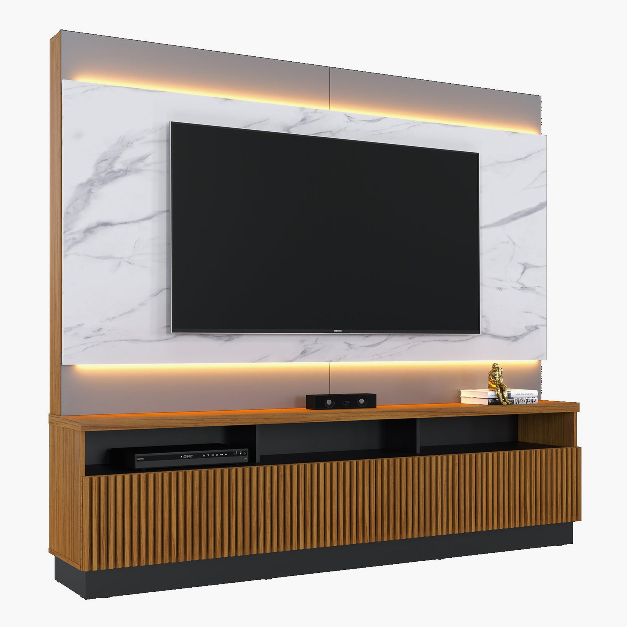 وحدة حائط للأجهزة حتى 70 بوصة من استير-hbxlivingroom-mediaunitsandstorage-wallunits-image-3