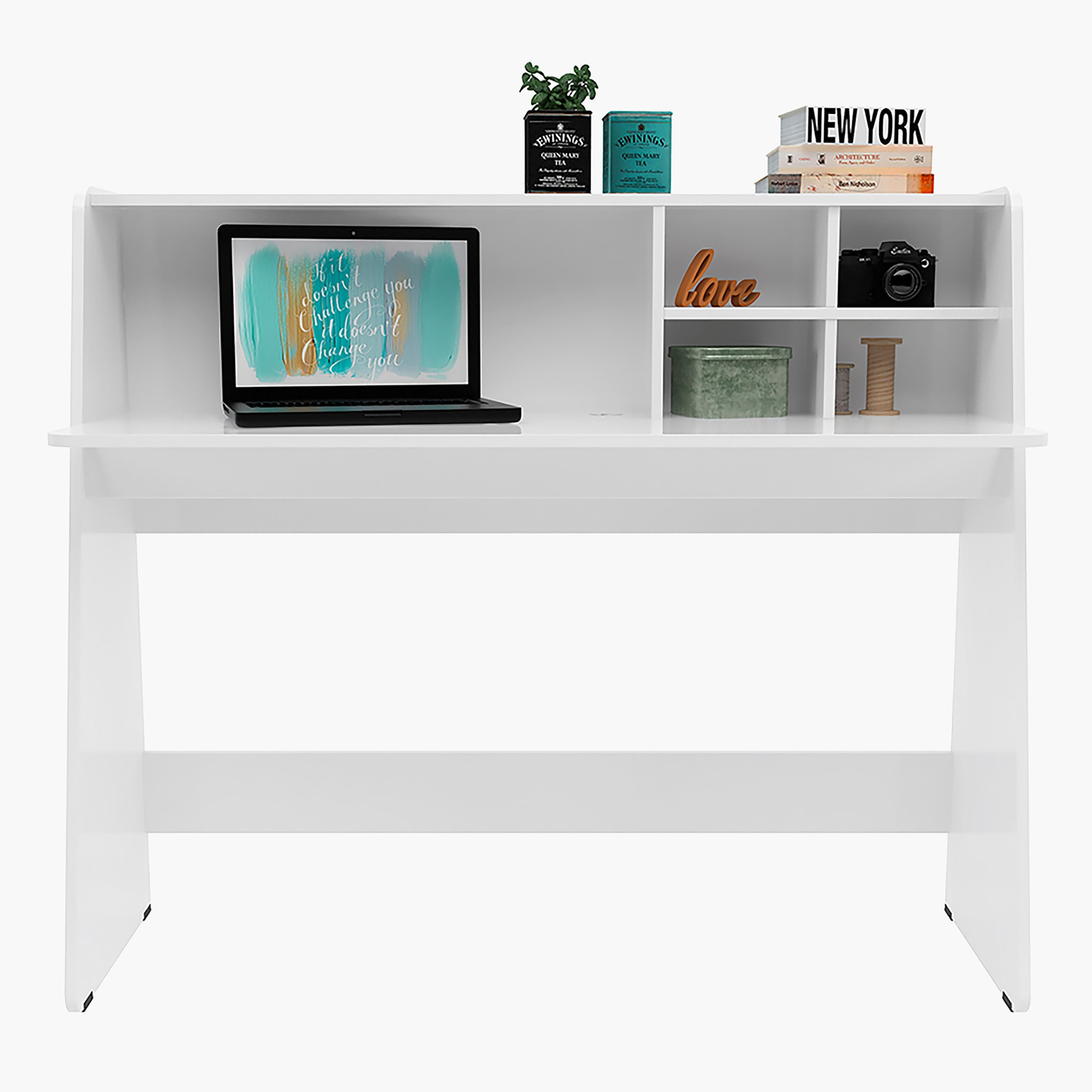 Klara High Gloss Study Desk-hbxfurniture-office-desks-image-2
