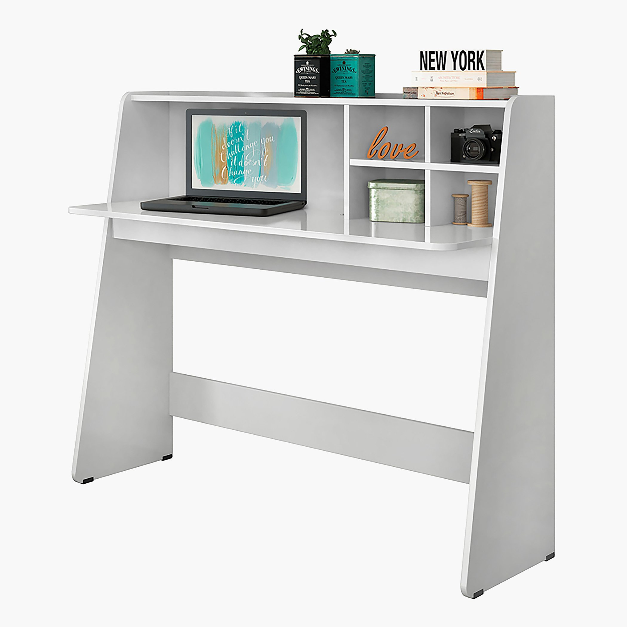Klara High Gloss Study Desk-hbxfurniture-office-desks-image-3