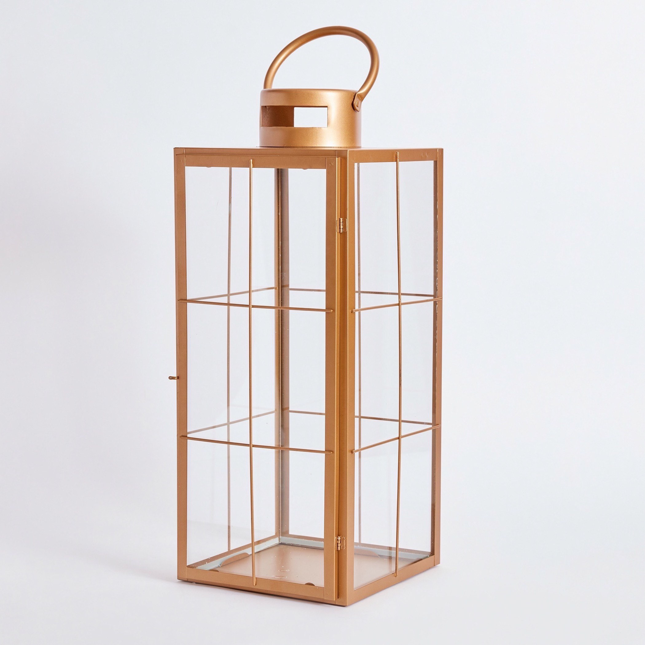 Tahira Metal Block Lantern - 20x20x50 cm-hbxdecorandfurnishings-homeaccessories-lanterns-image-9