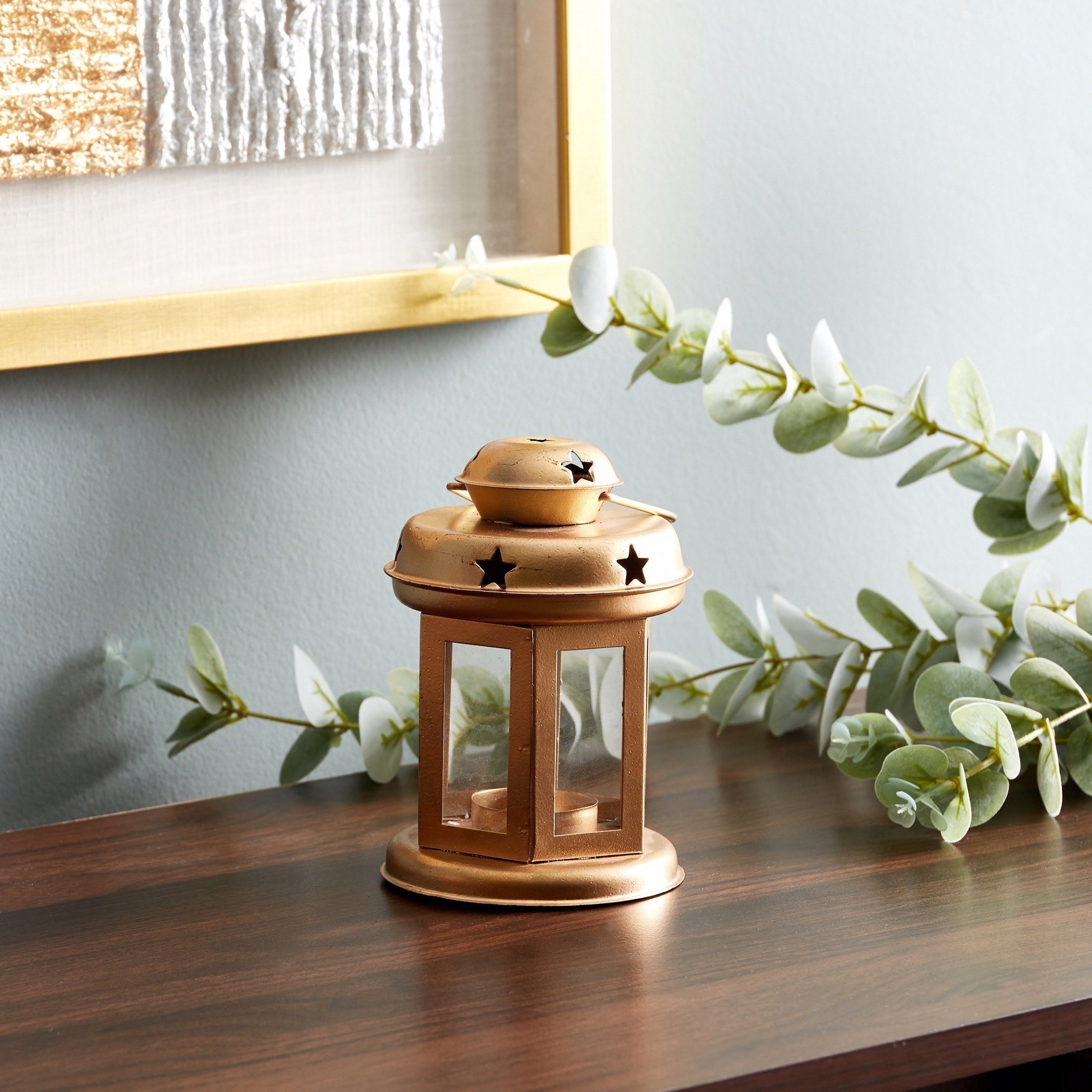 فانوس ميغان معدن من طاهرة - 10×10×14 سم-hbxdecorandfurnishings-homeaccessories-lanterns-image-2