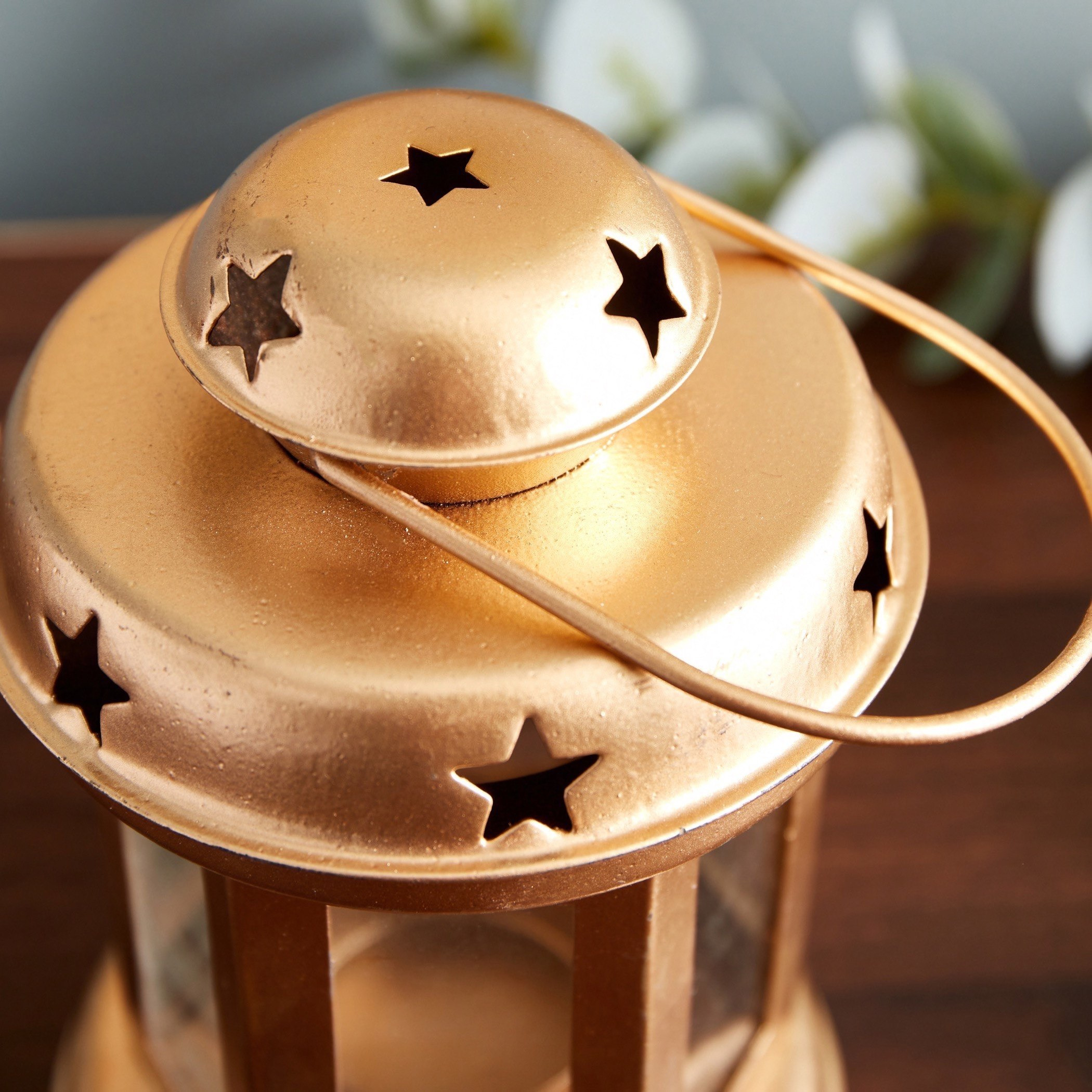 فانوس ميغان معدن من طاهرة - 10×10×14 سم-hbxdecorandfurnishings-homeaccessories-lanterns-image-4
