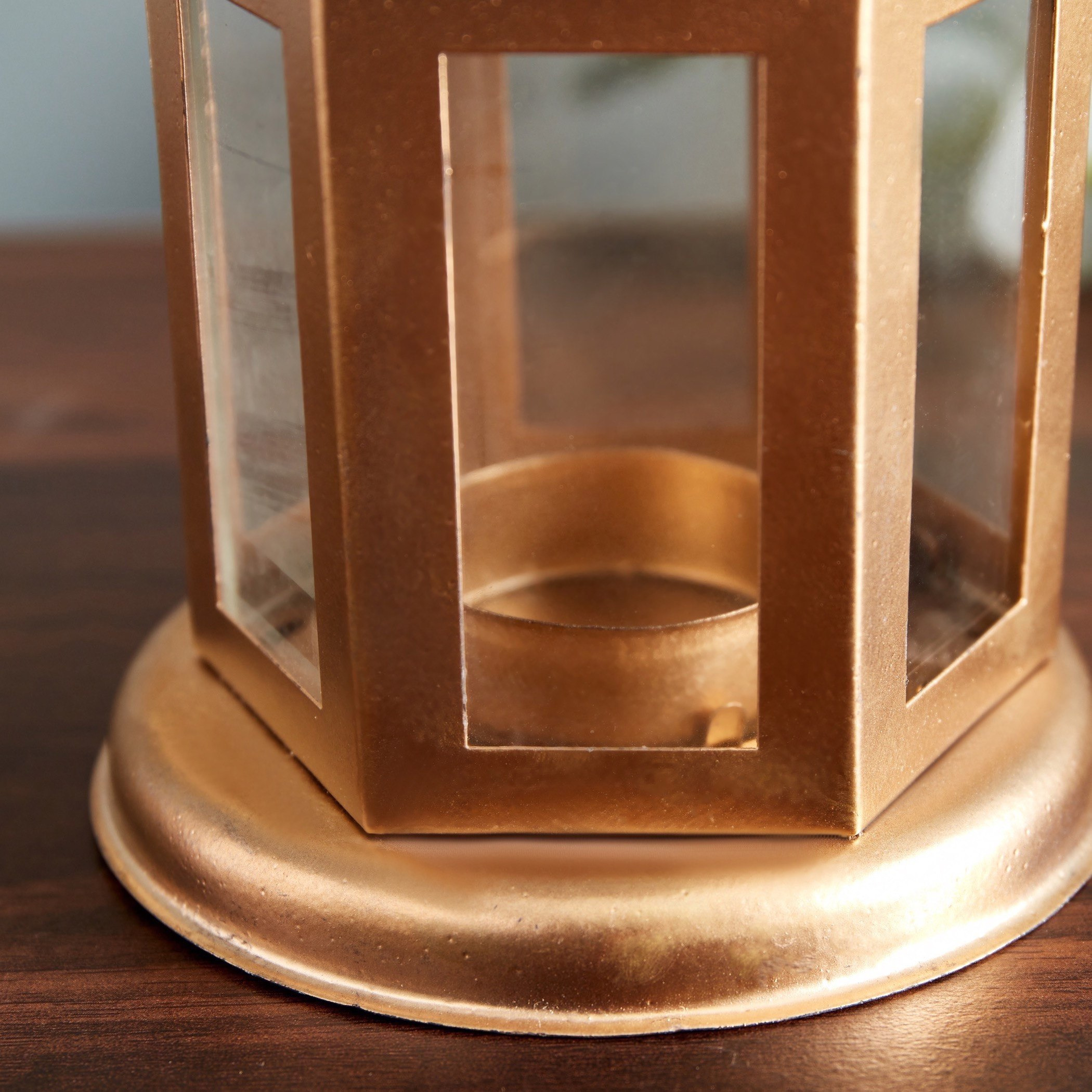فانوس ميغان معدن من طاهرة - 10×10×14 سم-hbxdecorandfurnishings-homeaccessories-lanterns-image-5