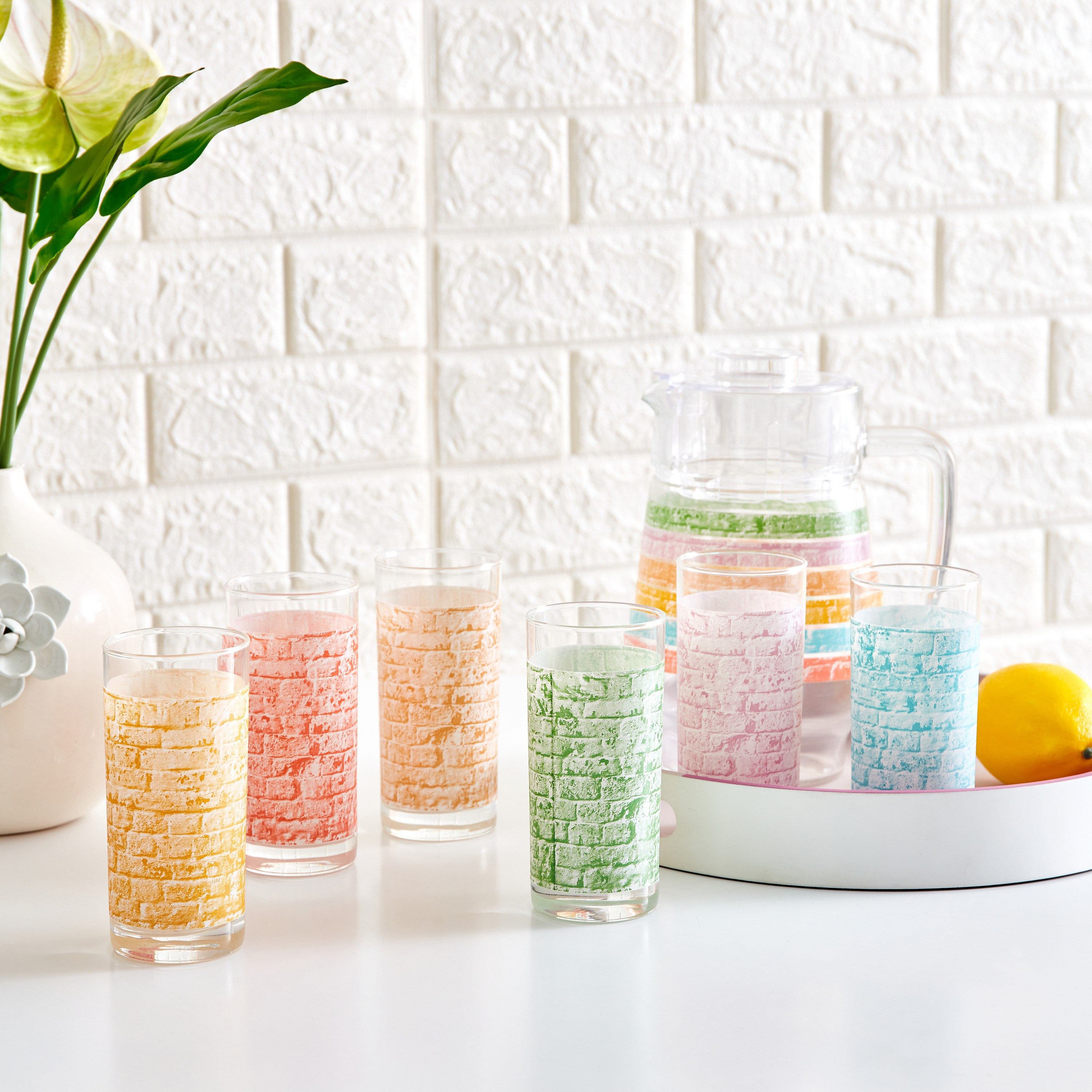 طقم مشروبات 7 قطع لوشيس رينبو من لومينارك-hbxhomeware-hbxkitchen-image-1