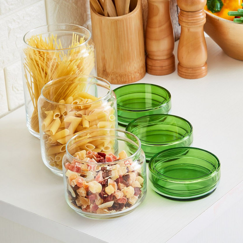 Luminarc 3-Piece Colorlicious Jar Set with Lids-Containers and Jars-image-2