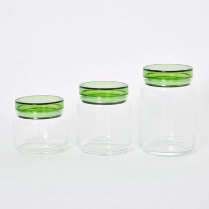 Luminarc 3-Piece Colorlicious Jar Set with Lids