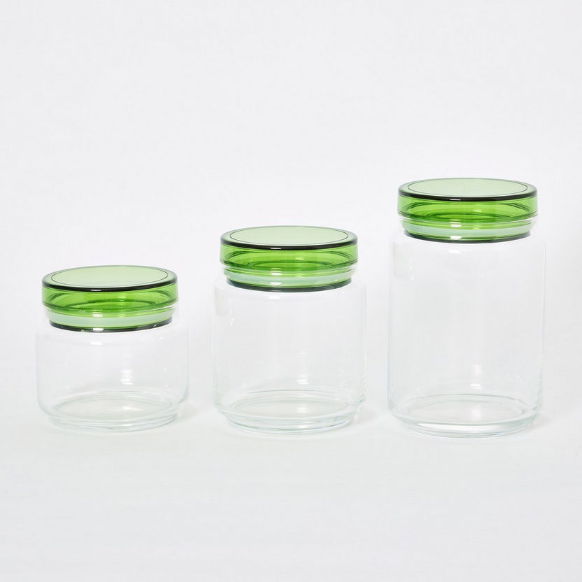 Luminarc 3-Piece Colorlicious Jar Set with Lids-Containers and Jars-image-5