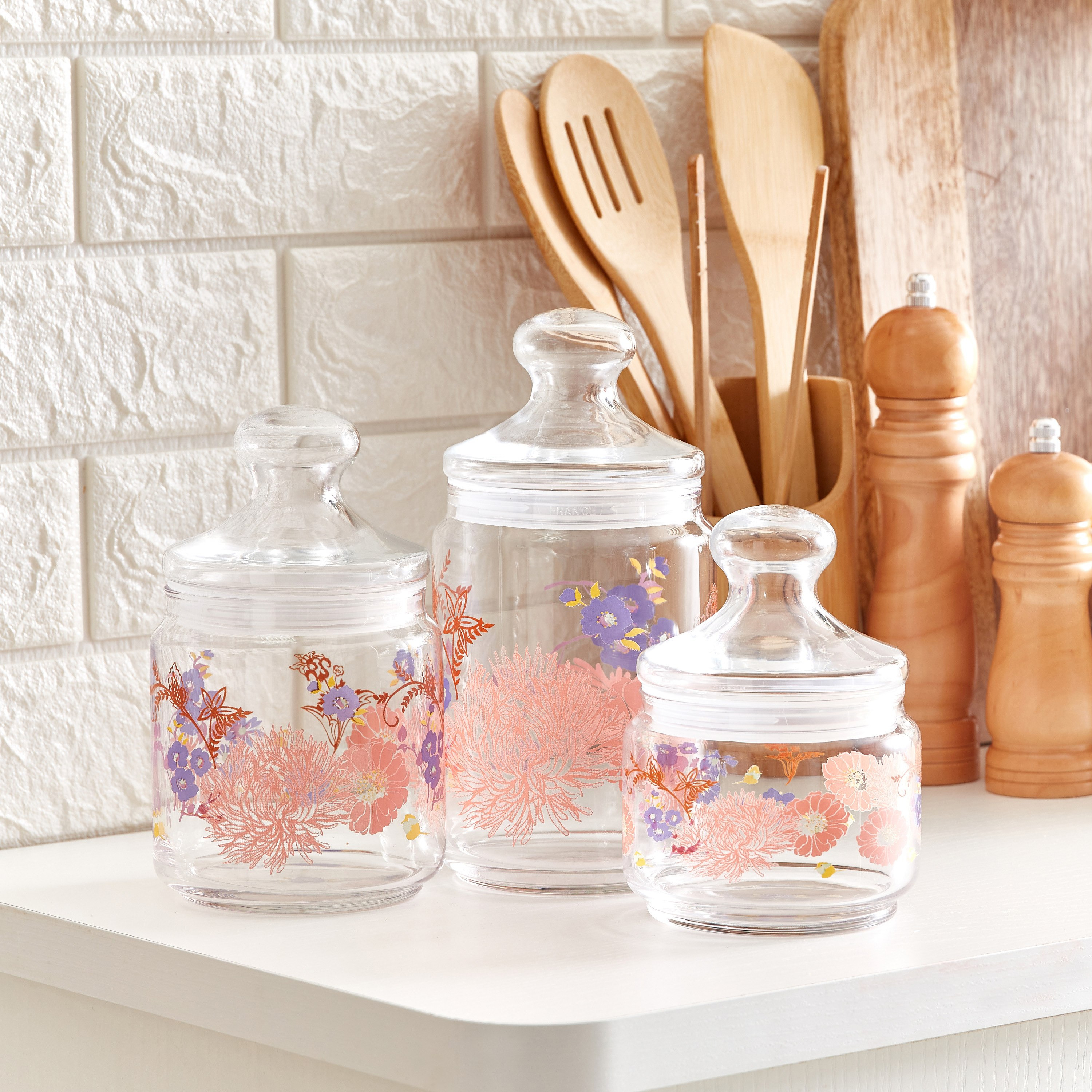 Luminarc Alys 3-Piece Pot Club Jar Set-hbxhomeware-hbxkitchen-image-1