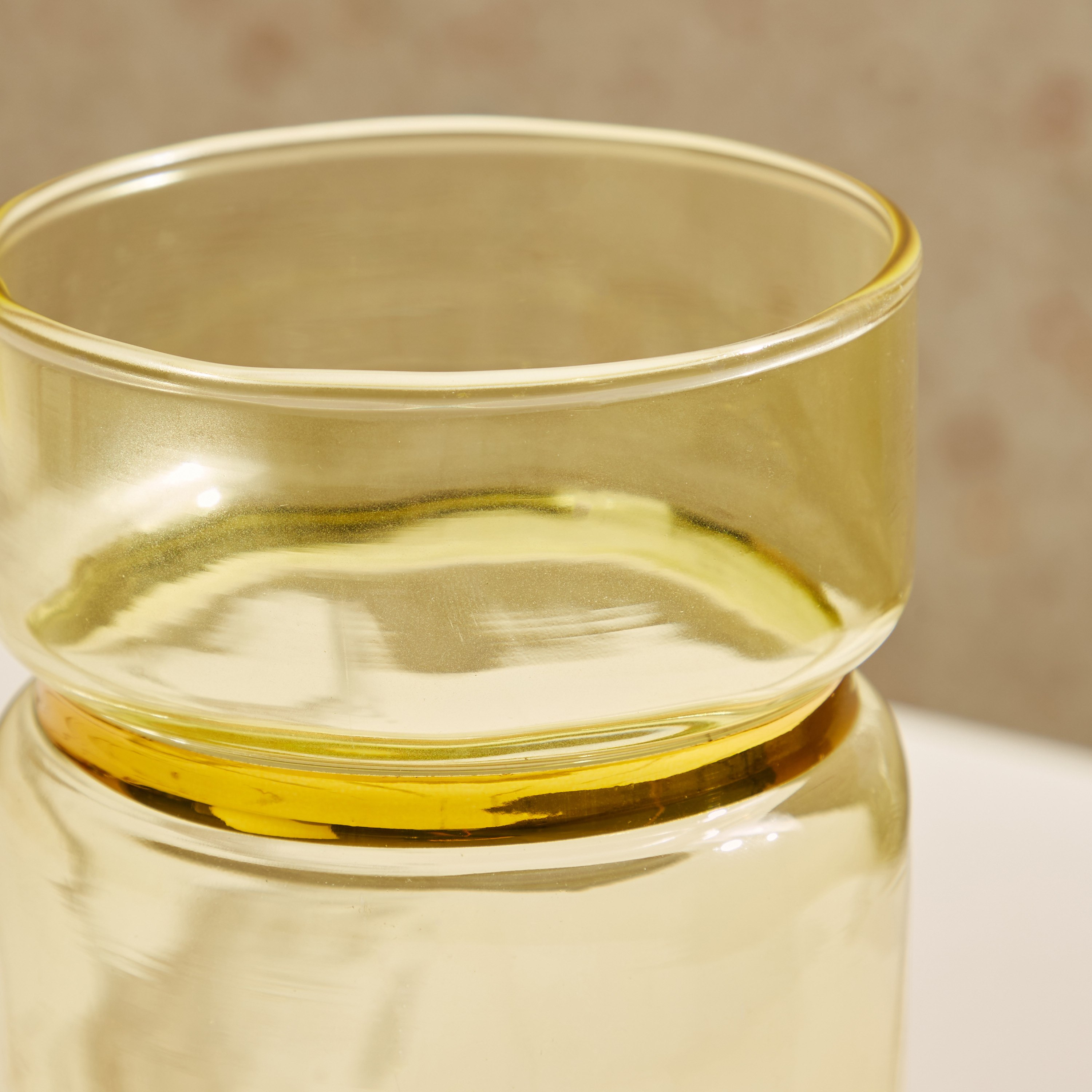 Isla Glass Vase with Gold Neck - 10x19 cm-hbxhomeware-hbxdecorandfurnishings-image-4