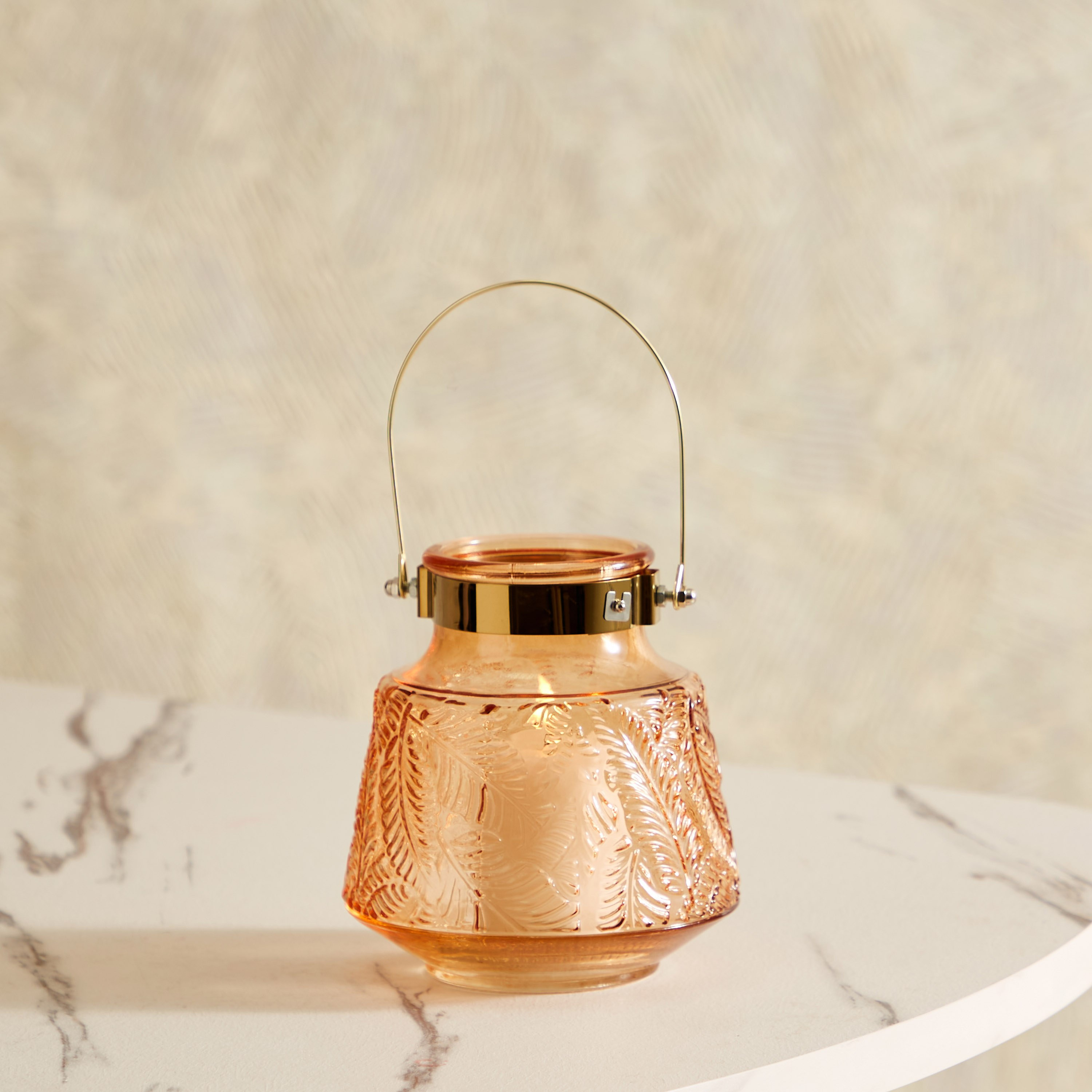 حامل شموع زجاجي من إيسلا - 16x17 سم-hbxlivingroom-decorandaccessories-candleholders-image-1