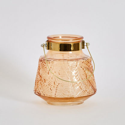 Isla Conical Shape Glass Candleholder - 16x17 cms