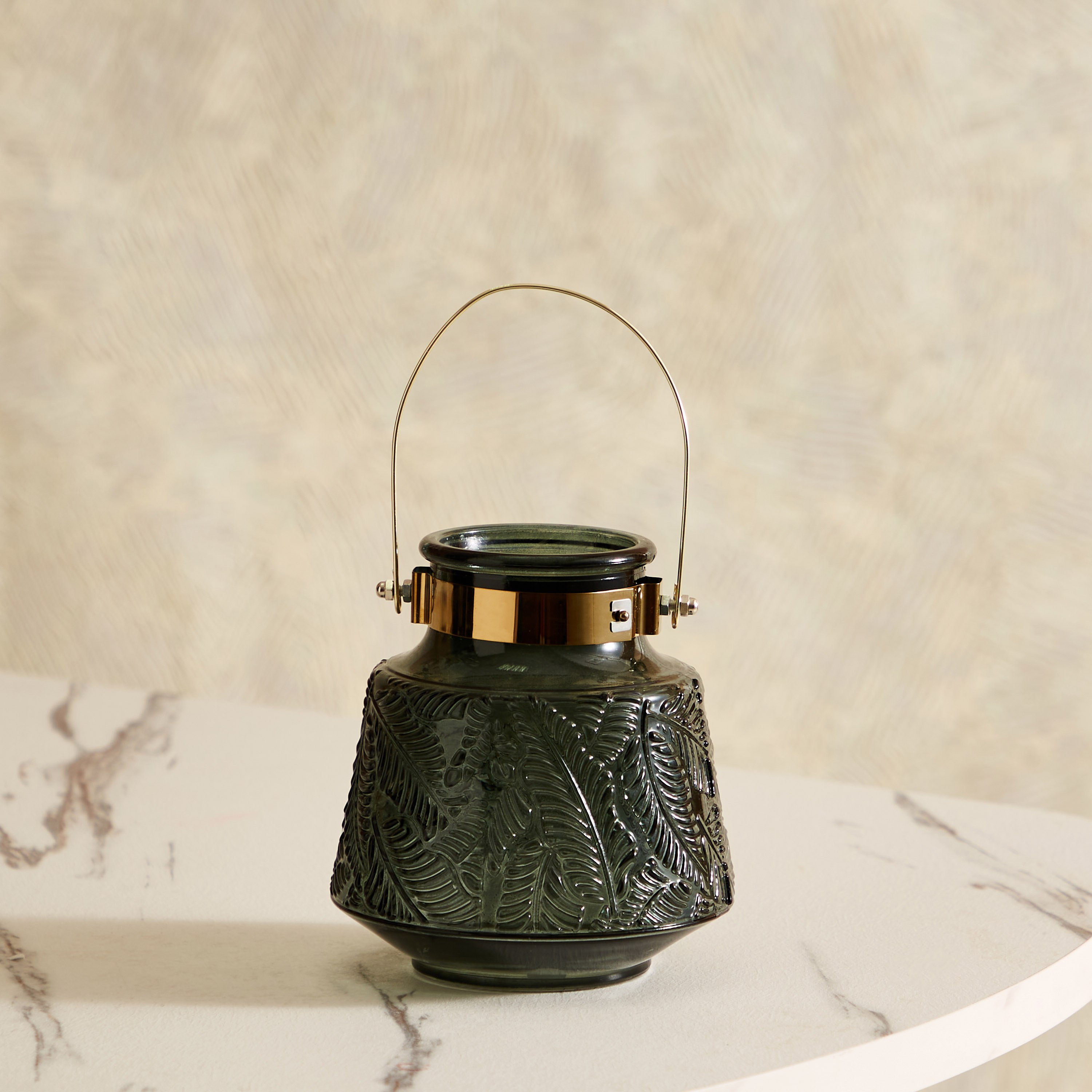حامل شموع زجاجي من إيسلا - 16x17 سم-hbxlivingroom-decorandaccessories-candleholders-image-2