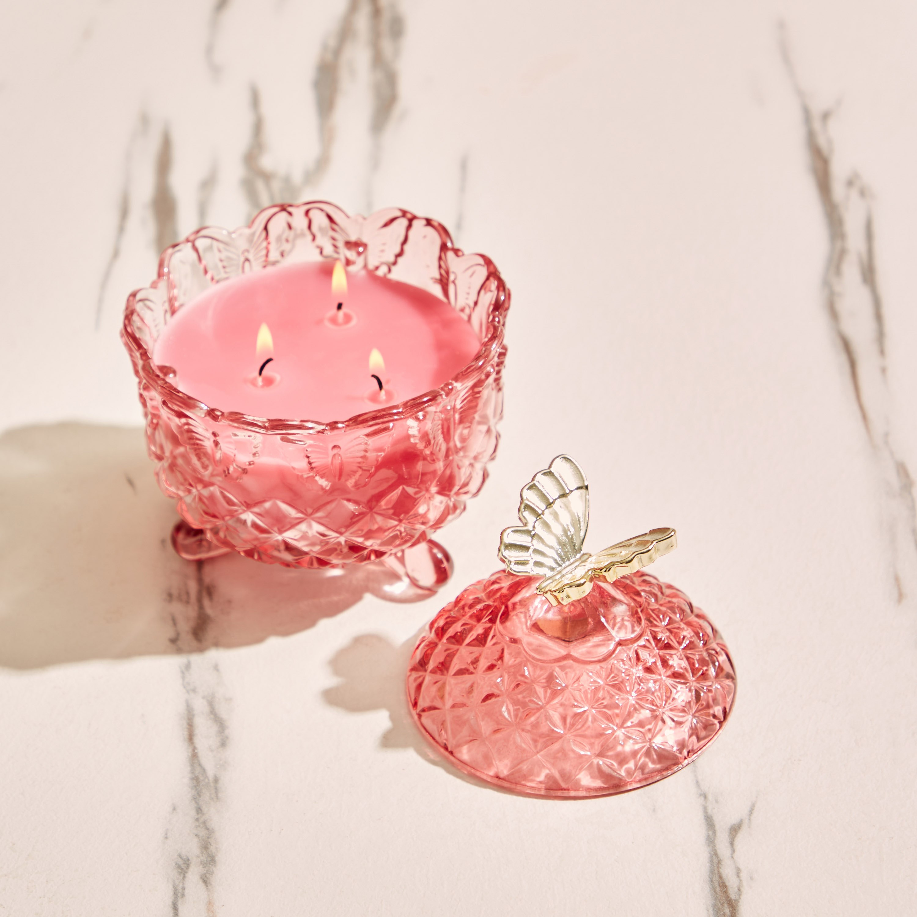 جرة شمع زجاجية 3 فتلات من إسلا - 11x12 سم-hbxhomeware-hbxdecorandfurnishings-image-3