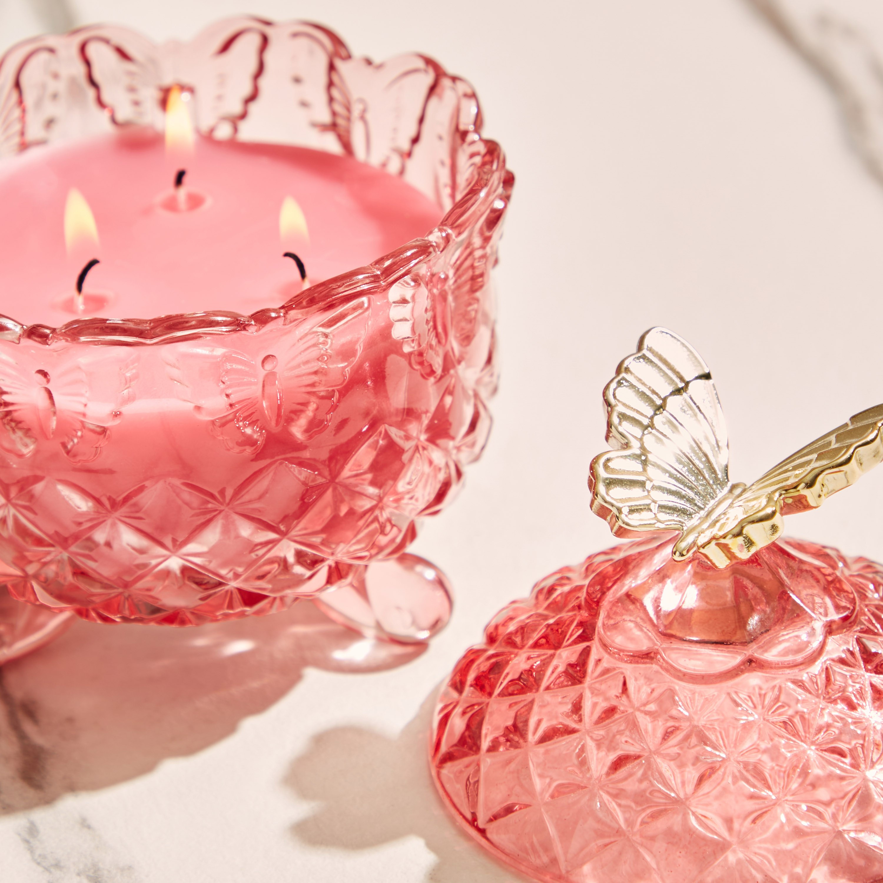 جرة شمع زجاجية 3 فتلات من إسلا - 11x12 سم-hbxhomeware-hbxdecorandfurnishings-image-4