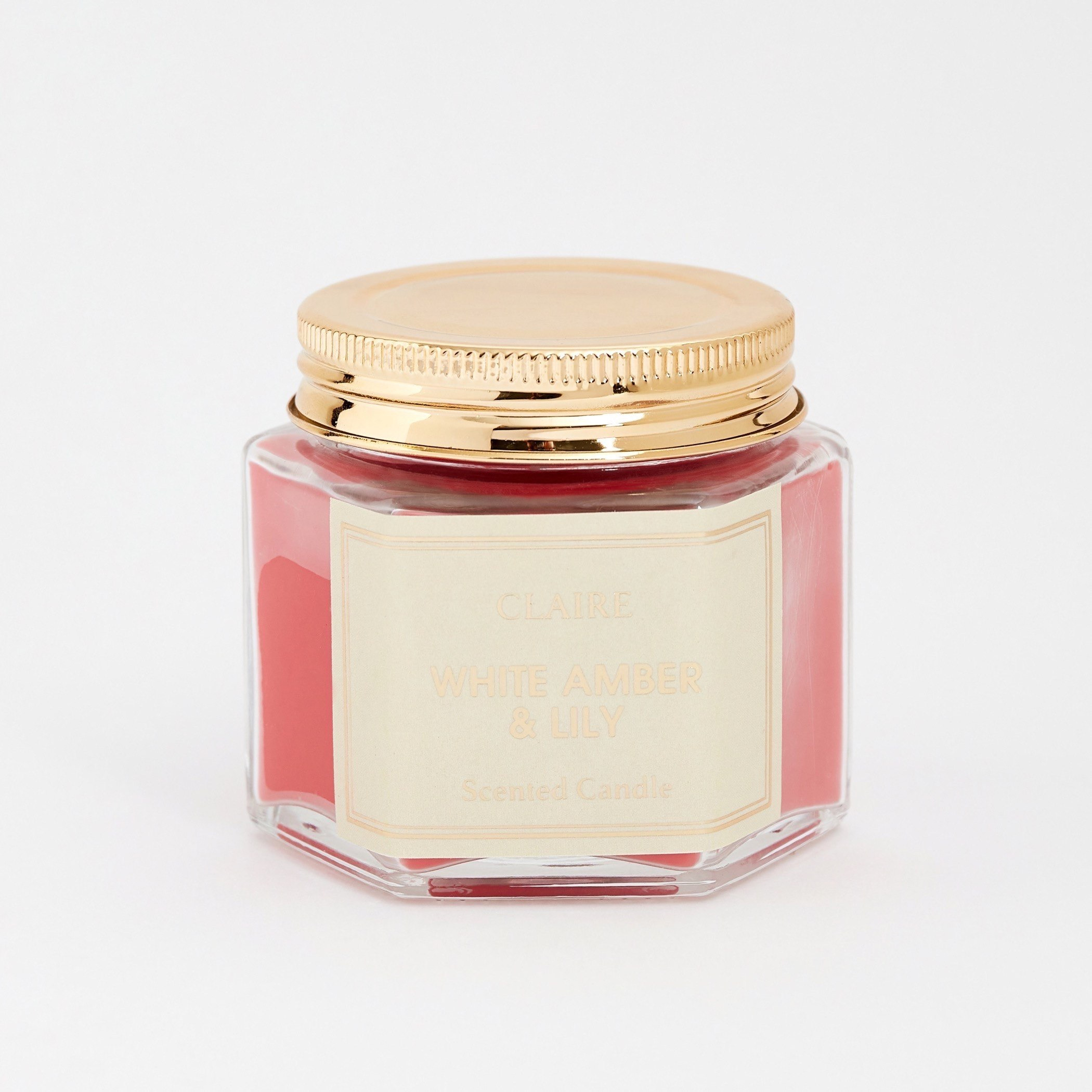 جرة شموع زجاجية برائحة العنبر الأبيض ليلي من كلير - 70 جم-hbxlivingroom-decorandaccessories-candles-image-7