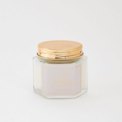 Claire Vanilla Snowstorm Glass Jar Candle - 70 gms