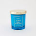 Claire Bamboo Leaf and Blue Lotus Glass Jar Candle - 220 gms-Candles-thumbnail-6