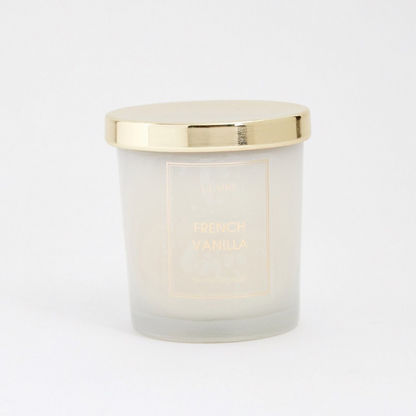 Claire French Vanilla Glass Jar Candle - 220 gms