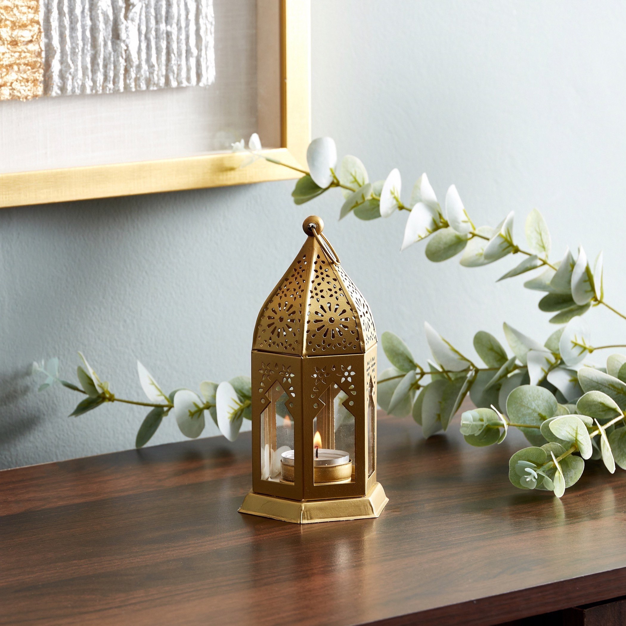 فانوس معدني من إسرا - 17x9 سم-hbxdecorandfurnishings-homeaccessories-lanterns-image-1
