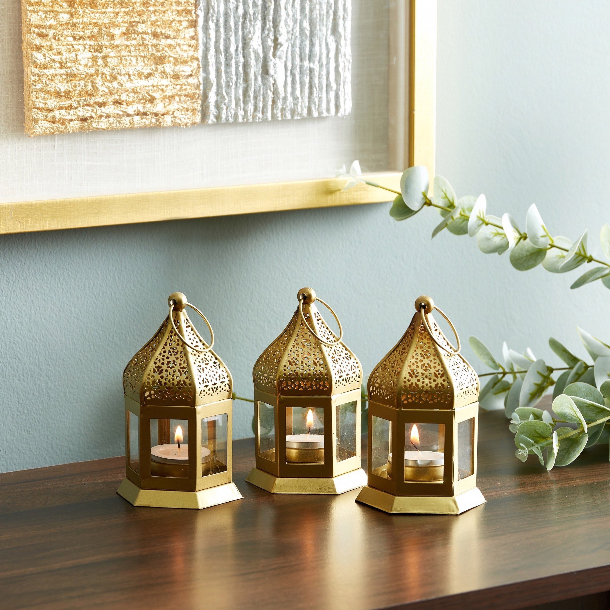 Isra 3-Piece Metal Jaali Lantern Set - 6.5x8x12 cm-PROMO_HB_AE_B1G1_250925-image-1