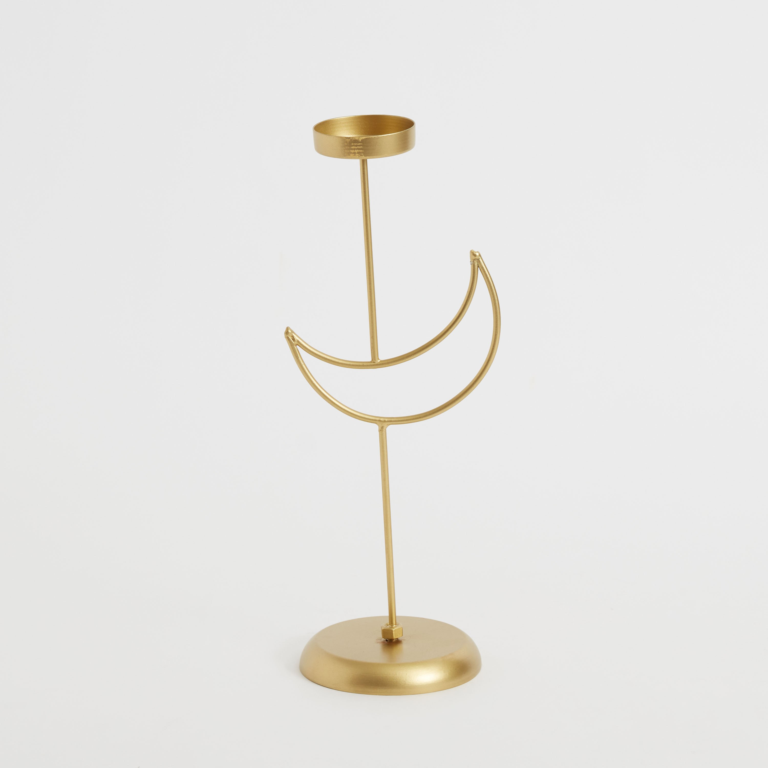 حامل شموع معدني من إسرا - 8x10x30 سم-hbxlivingroom-decorandaccessories-candleholders-image-7