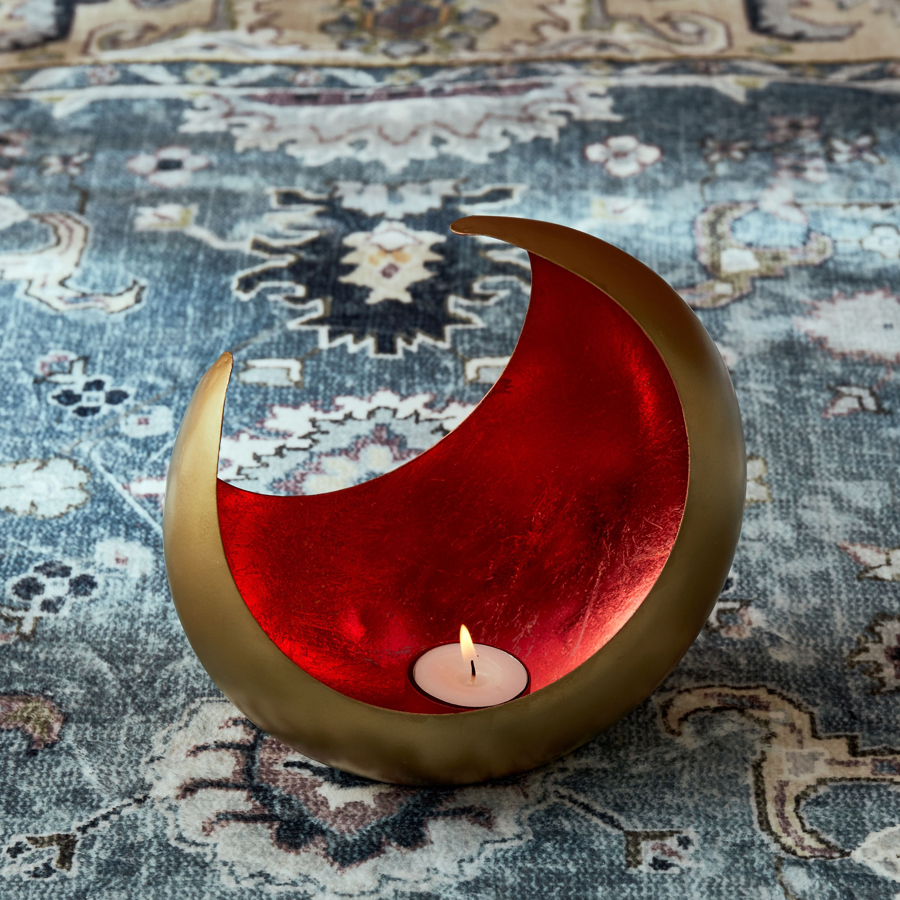 حامل شموع فوتيف معدني من إسرا - 20x20 سم-hbxlivingroom-decorandaccessories-candleholders-image-1