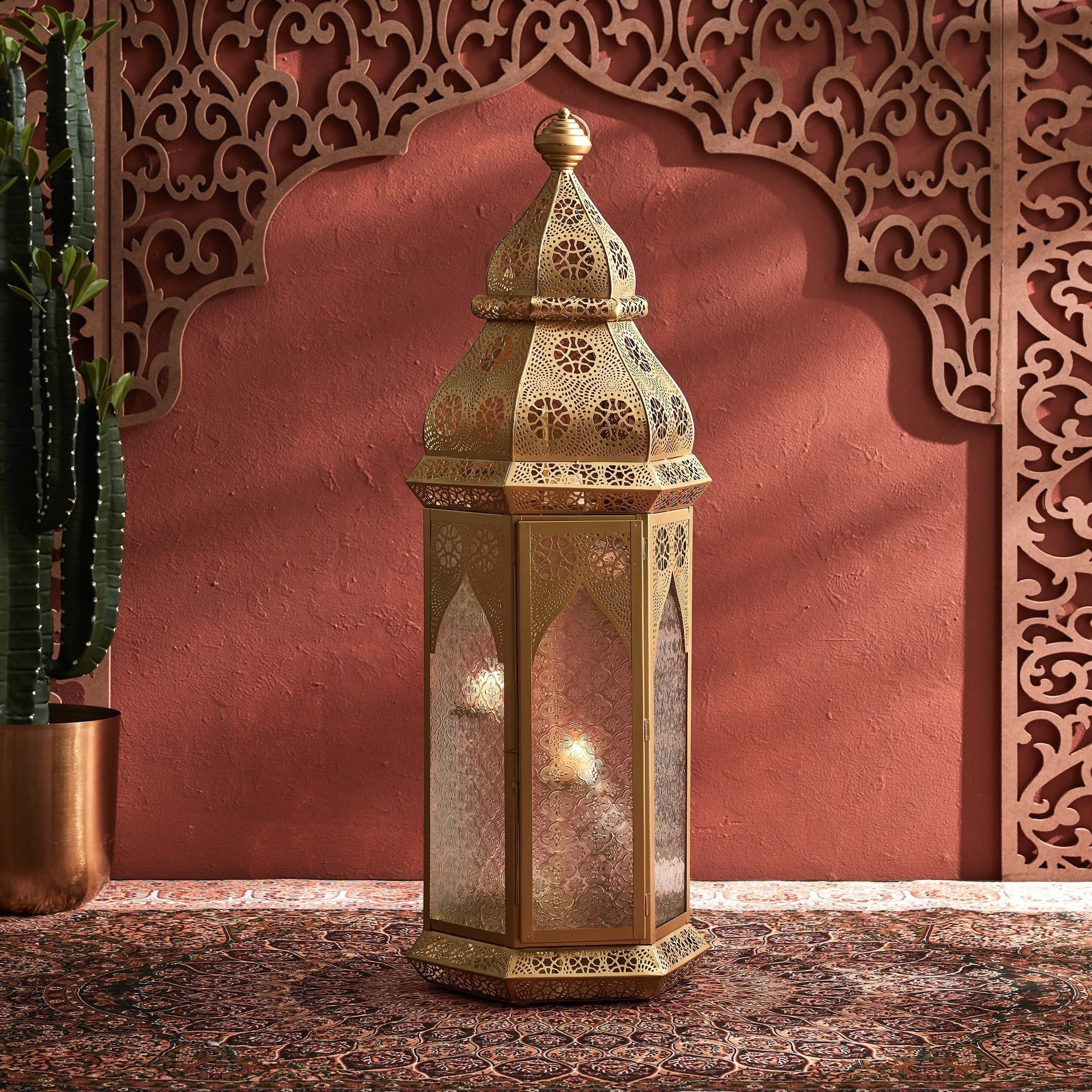 Moroccan shop floor lanterns