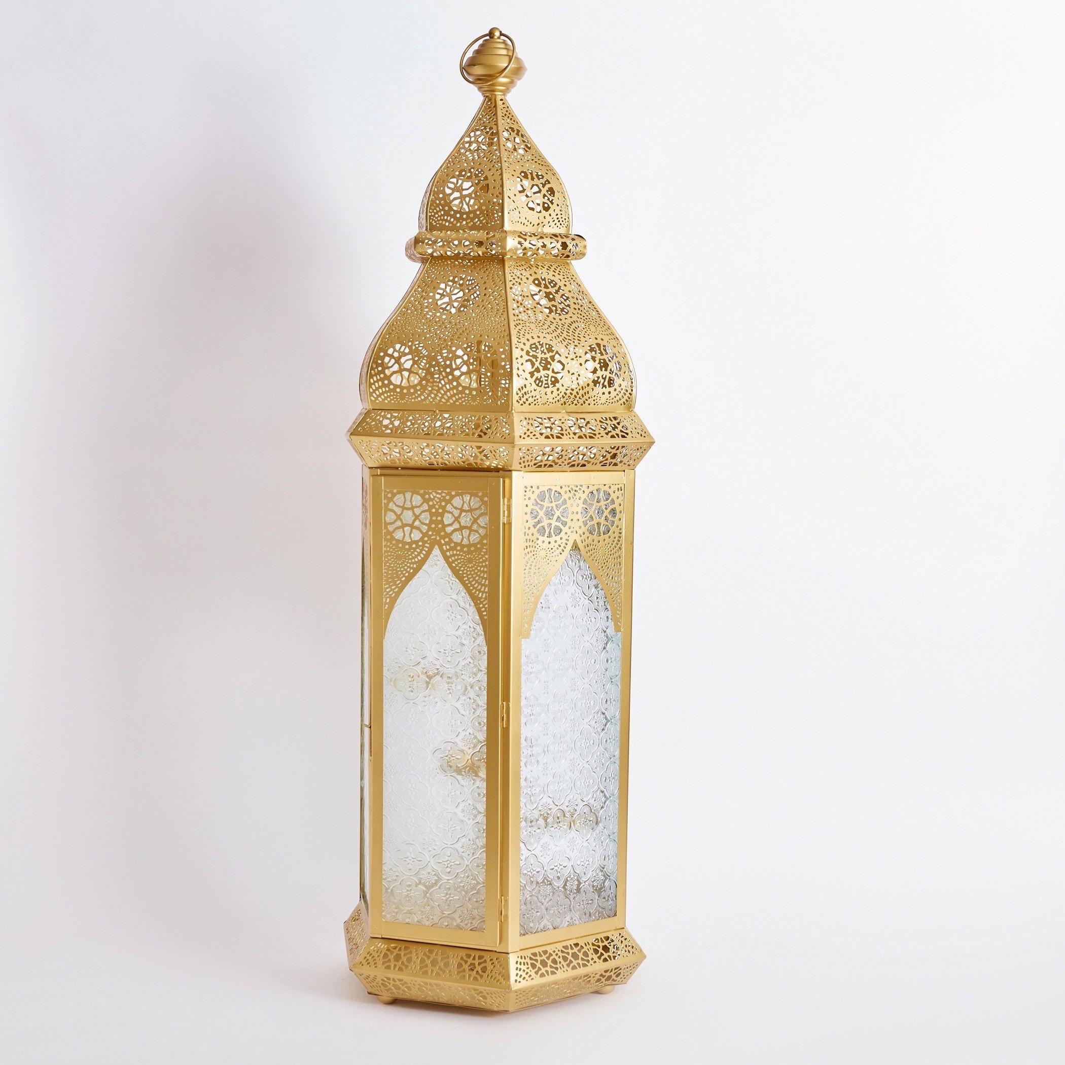 Isra Metal Intricate Moroccan Floor Lantern - 37x32x111 cm-PROMO_HB_AE_B1G1_250925-image-9
