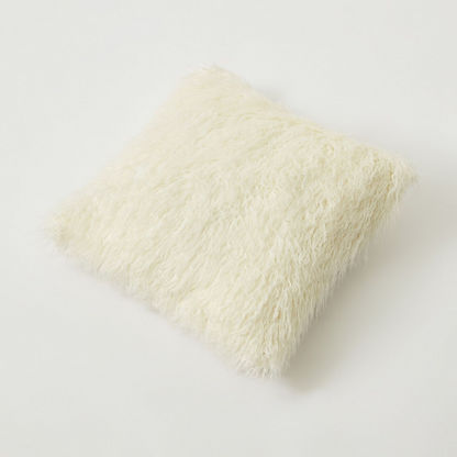 Mongolia Faux Fur Filled Cushion - 50x50 cm