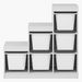 Vanilla Storage Unit with 6 Drawers-Boxes & Baskets-thumbnail-2