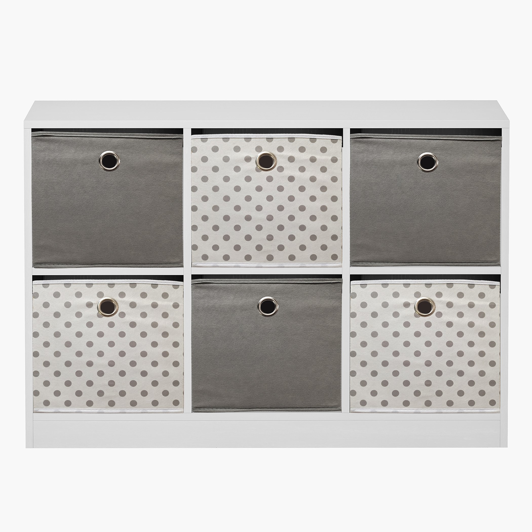 وحدة تخزين بـ6 صناديق قماش من فانيلا-hbxhomeware-kidsessentials-kidsorganiser-image-2