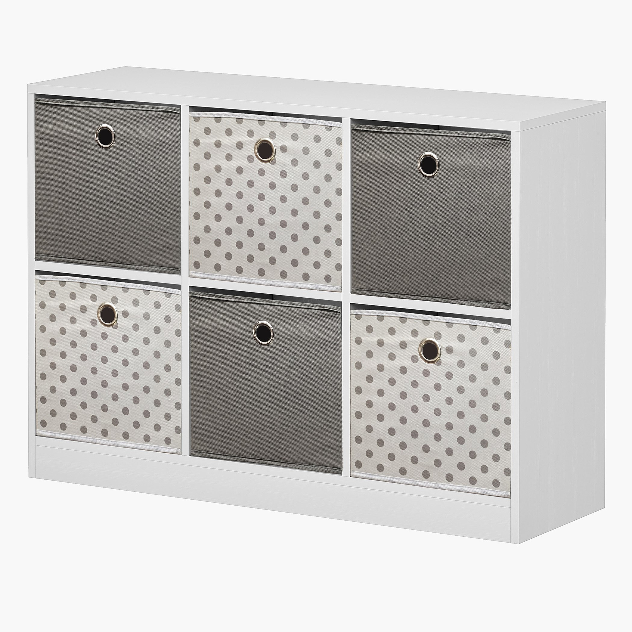 وحدة تخزين بـ6 صناديق قماش من فانيلا-hbxhomeware-kidsessentials-kidsorganiser-image-3
