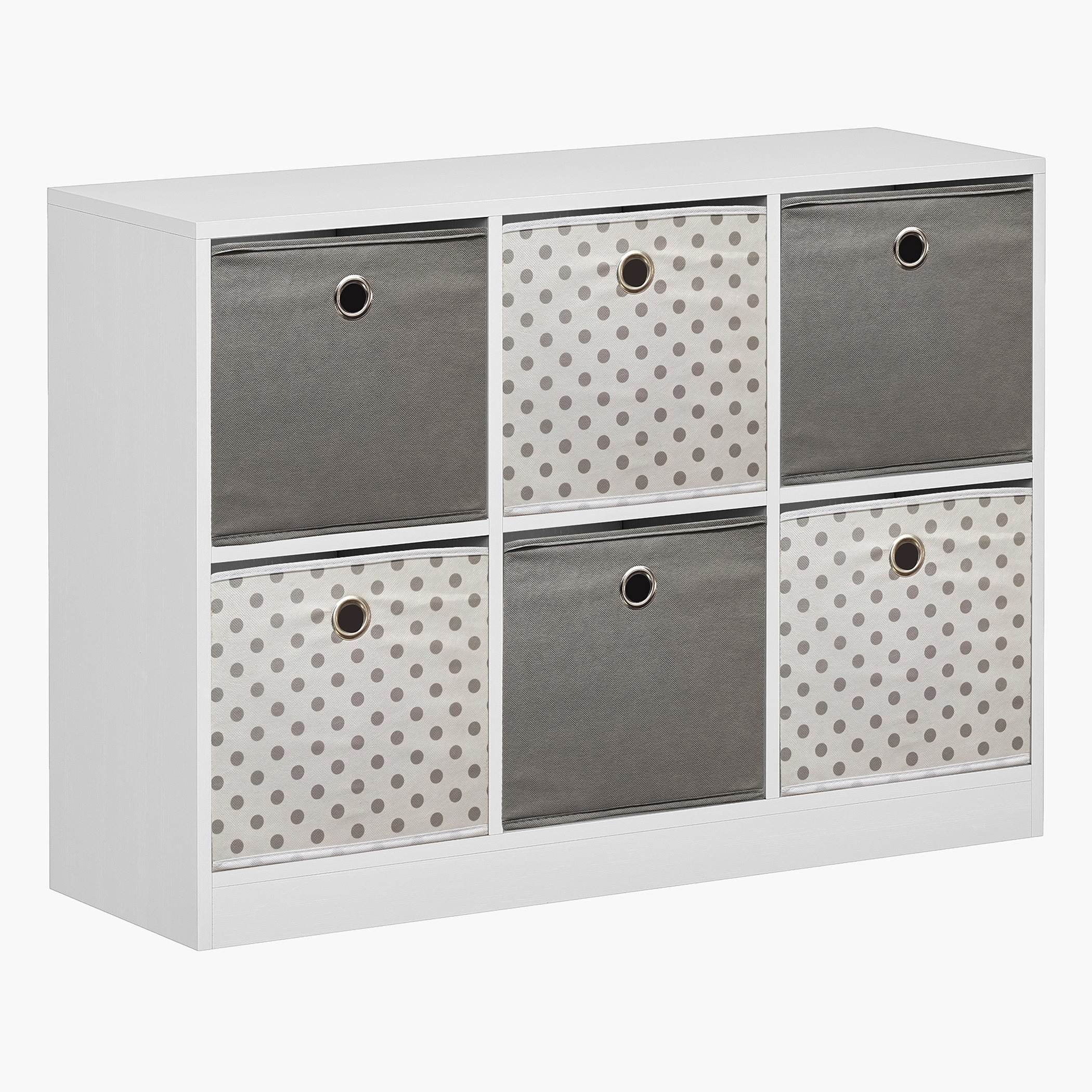 وحدة تخزين بـ6 صناديق قماش من فانيلا-hbxhomeware-kidsessentials-kidsorganiser-image-4