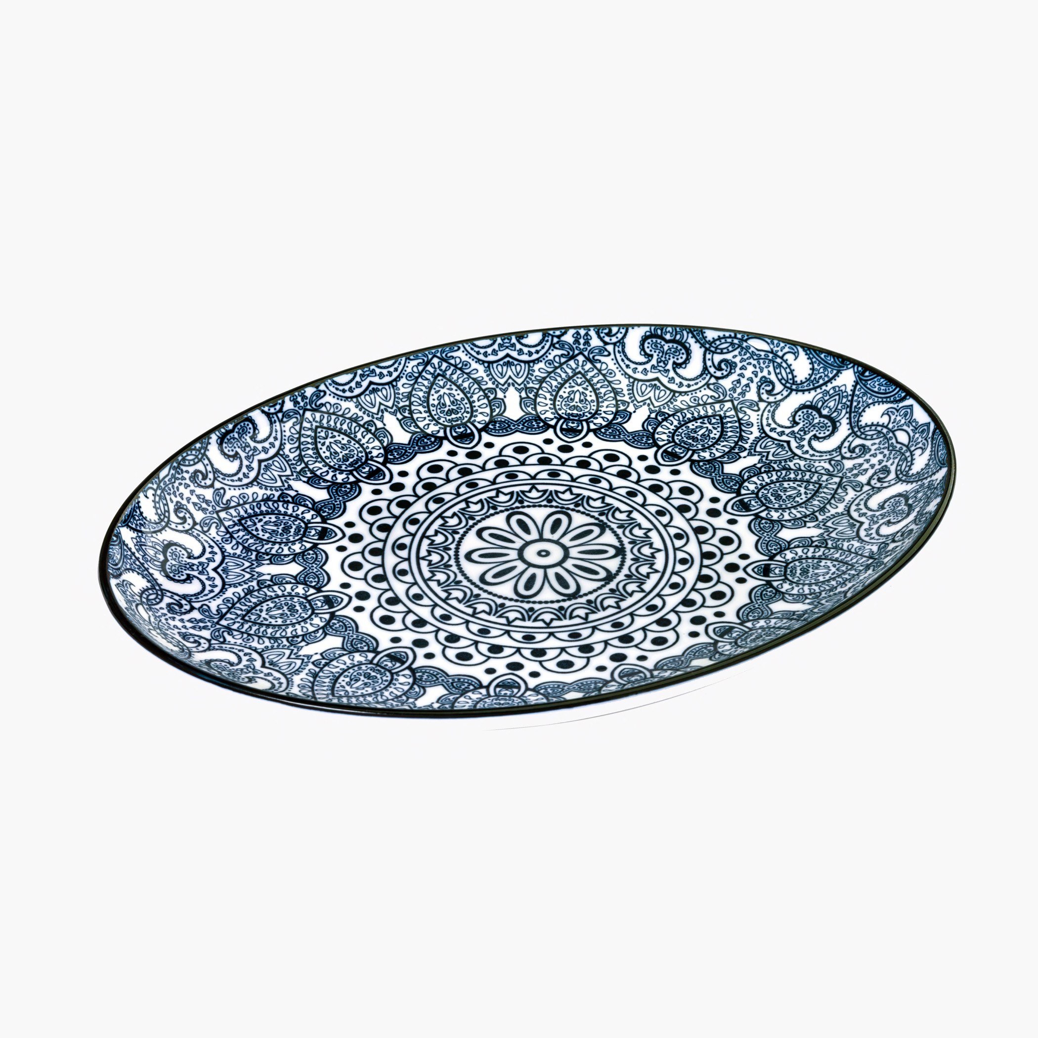 صحن تقديم بيضاوي من تشي بروشيا - 25.4 × 18 × 2.5 سم-hbxdecorandfurnishings-tabletop-serveware-image-1