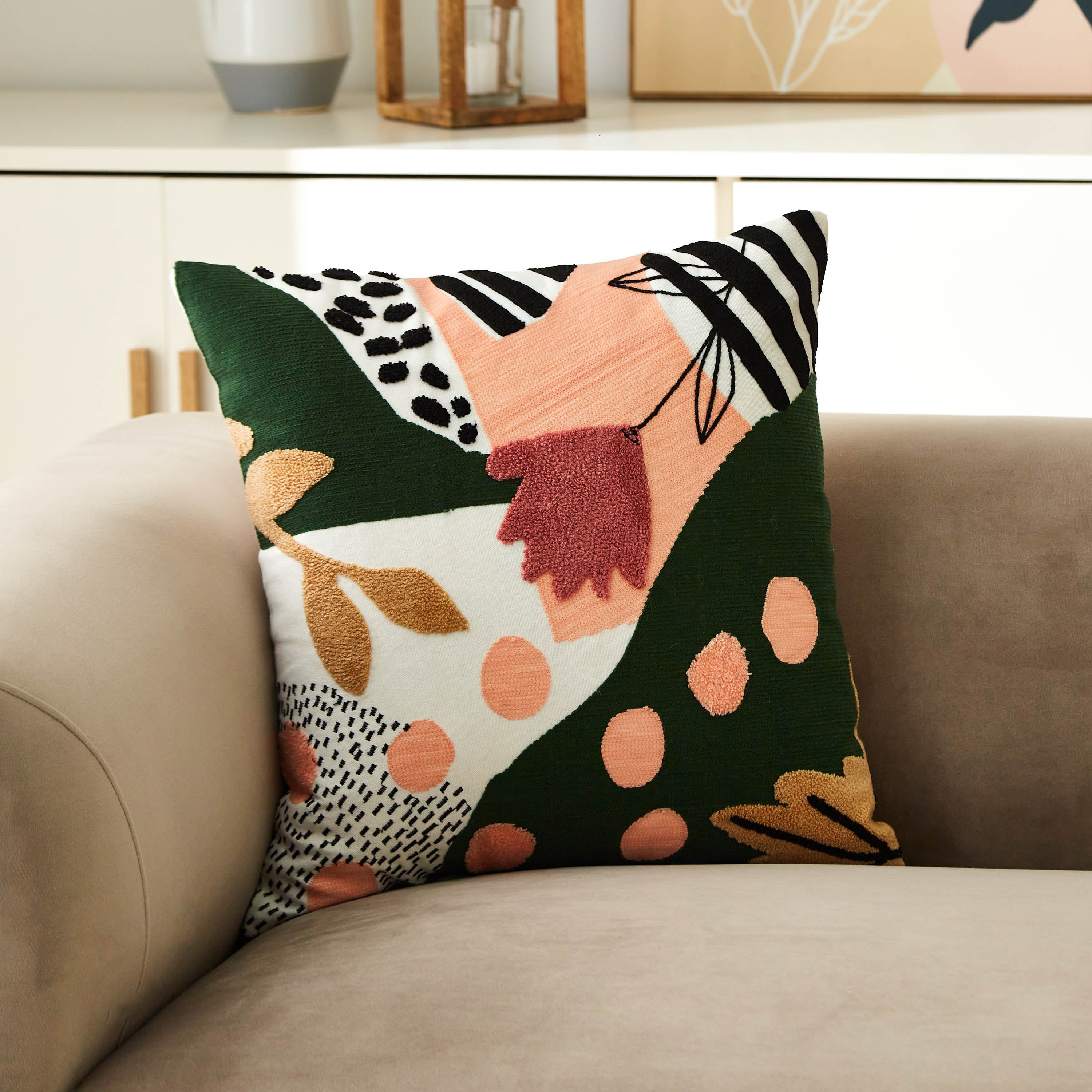 غطاء وسادة فيليكس من بوهو - 45x45 سم-hbxhomeware-cushionsandcovers-cushioncovers-image-1