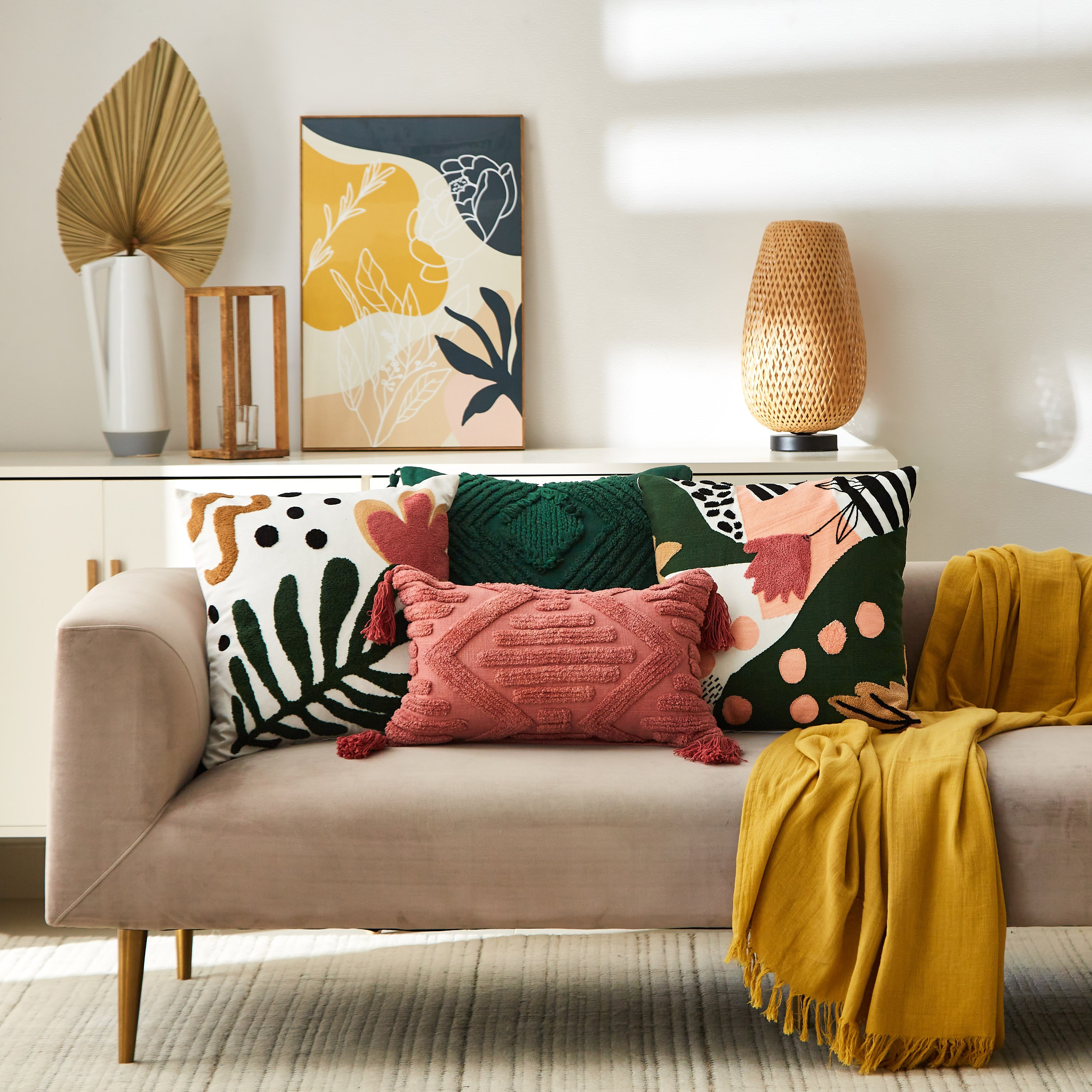 غطاء وسادة فيليكس من بوهو - 45x45 سم-hbxhomeware-cushionsandcovers-cushioncovers-image-4