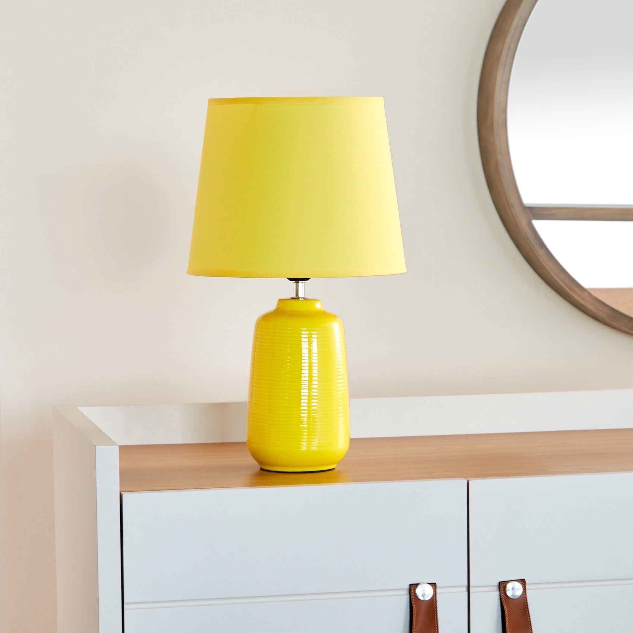 مصباح طاولة سيراميك من ألور - 25x25x39 سم-hbxlivingroom-lighting-tablelamps-image-1