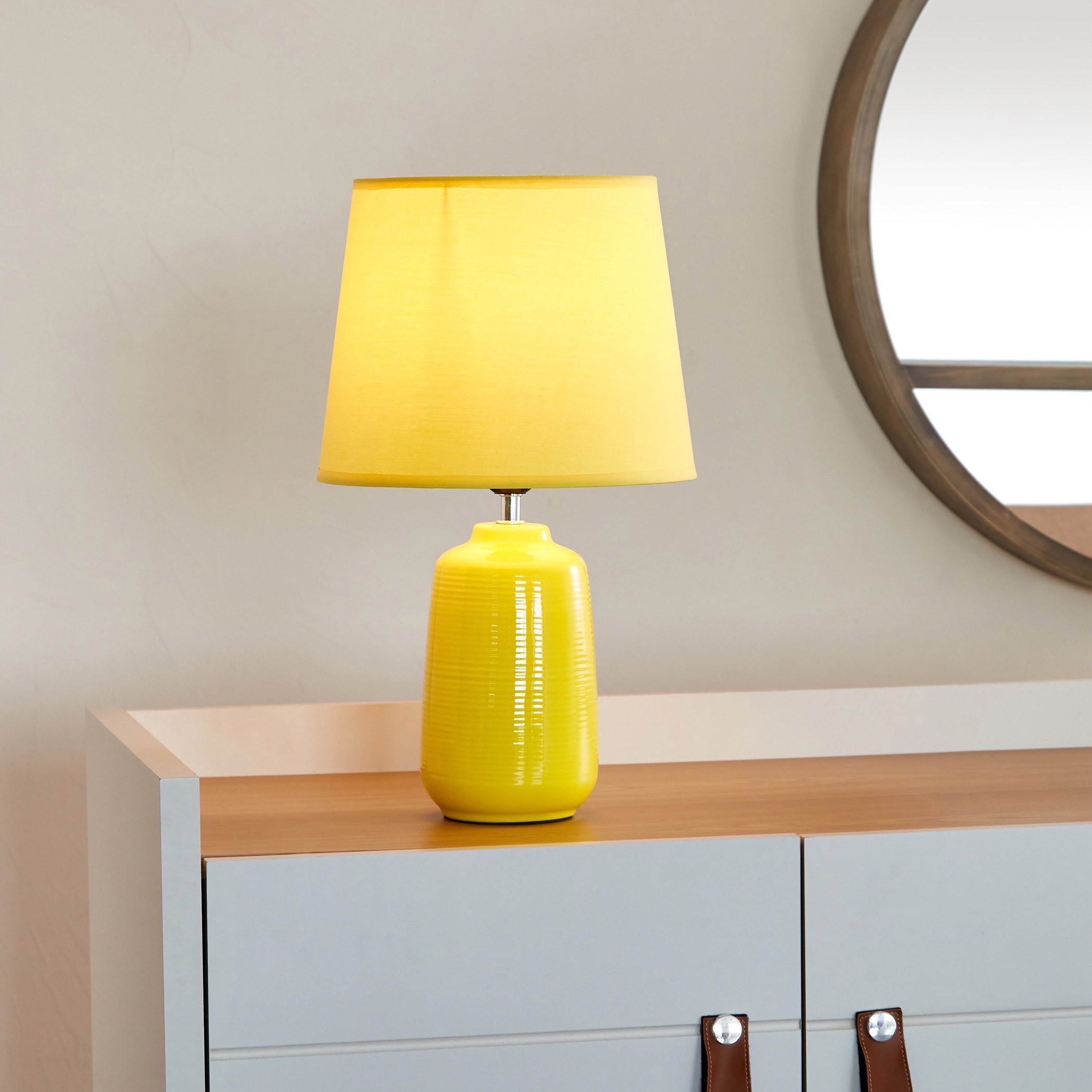 مصباح طاولة سيراميك من ألور - 25x25x39 سم-hbxlivingroom-lighting-tablelamps-image-2