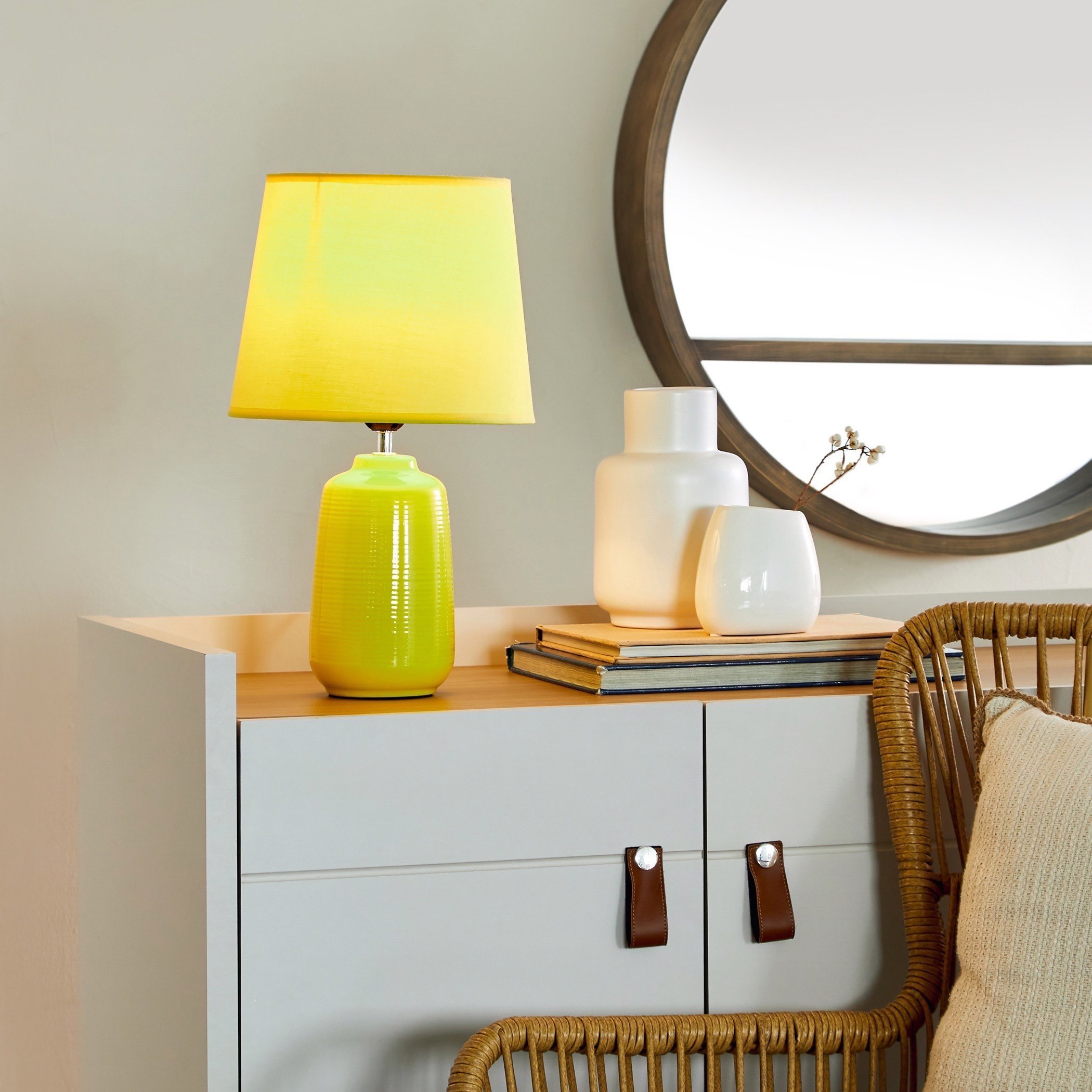 مصباح طاولة سيراميك من ألور - 25x25x39 سم-hbxlivingroom-lighting-tablelamps-image-5