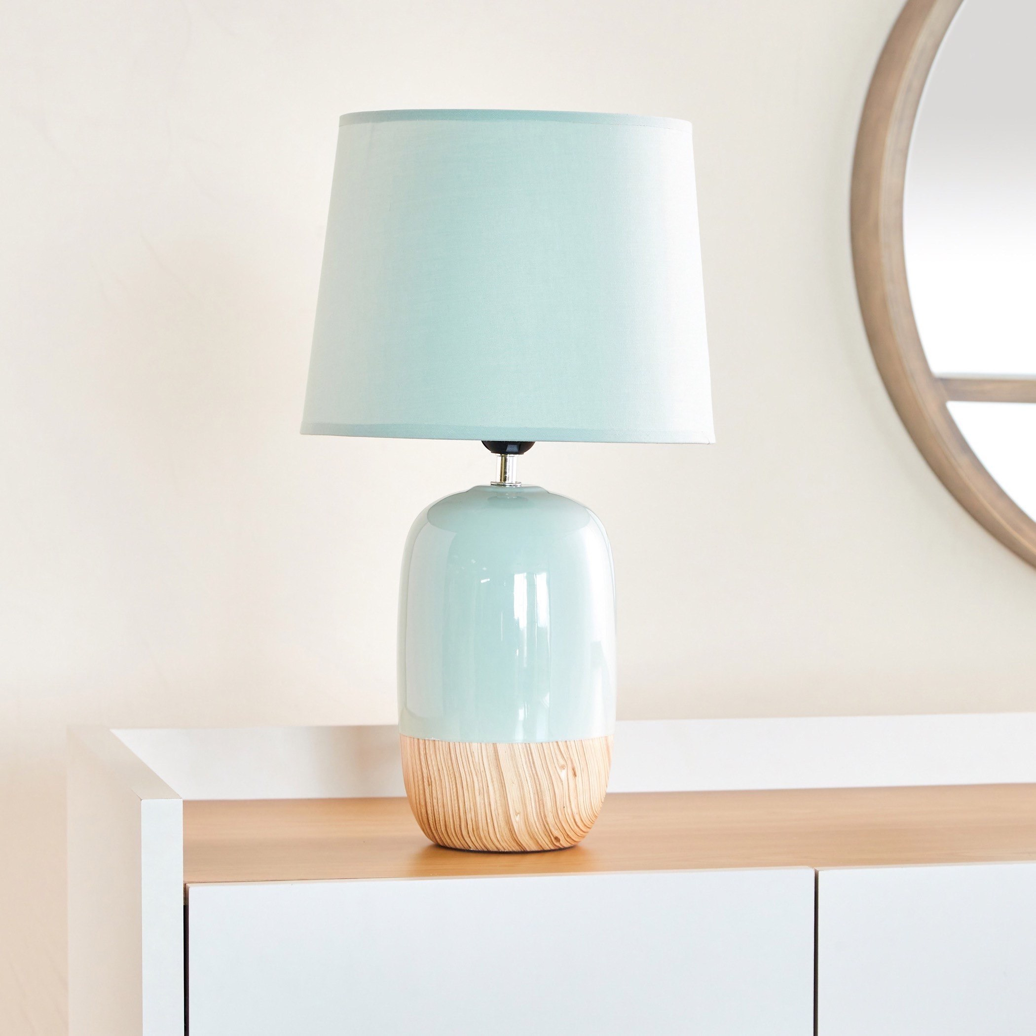 مصباح طاولة سيراميك من ألور - 28x28x44 سم-hbxlivingroom-lighting-tablelamps-image-1
