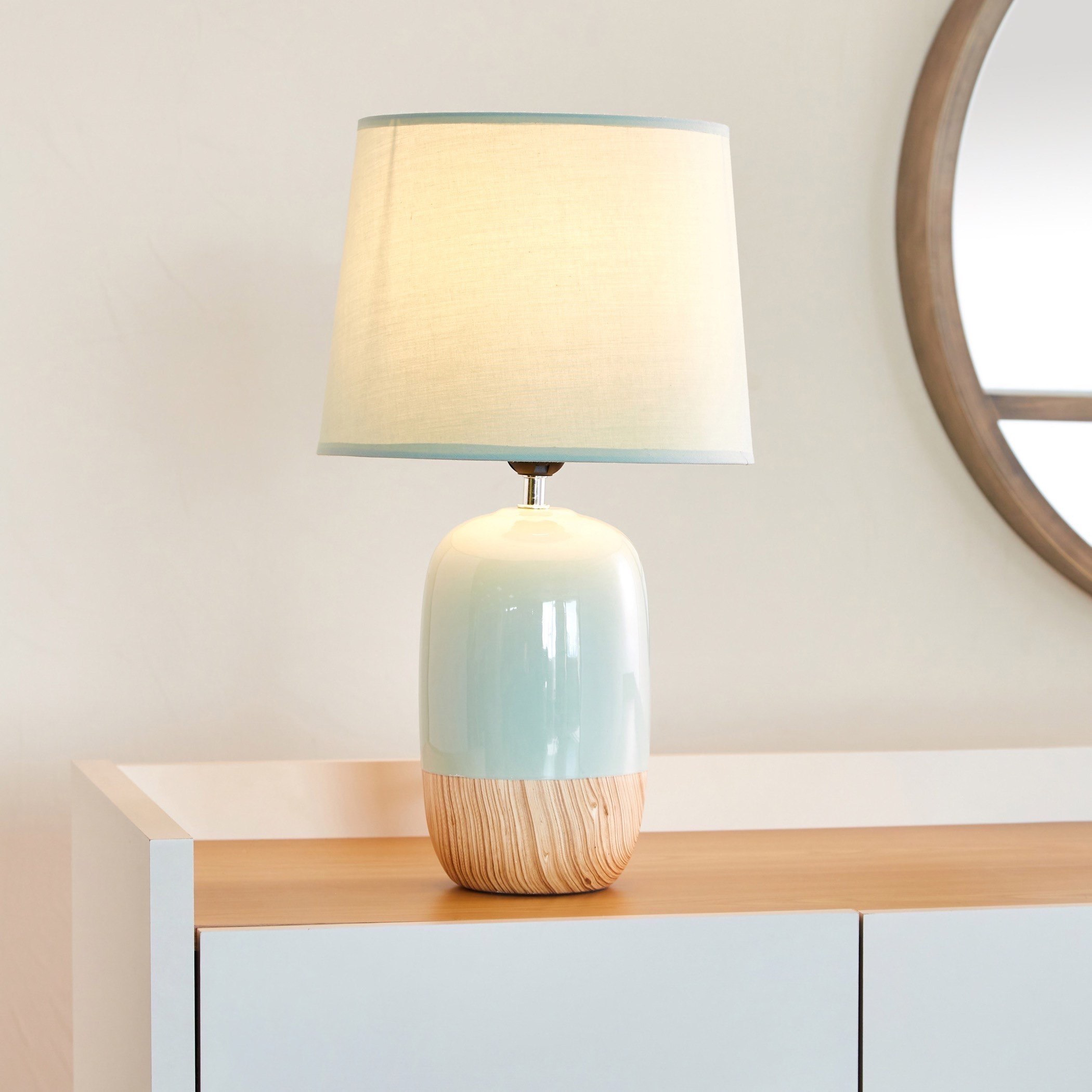 مصباح طاولة سيراميك من ألور - 28x28x44 سم-hbxlivingroom-lighting-tablelamps-image-2