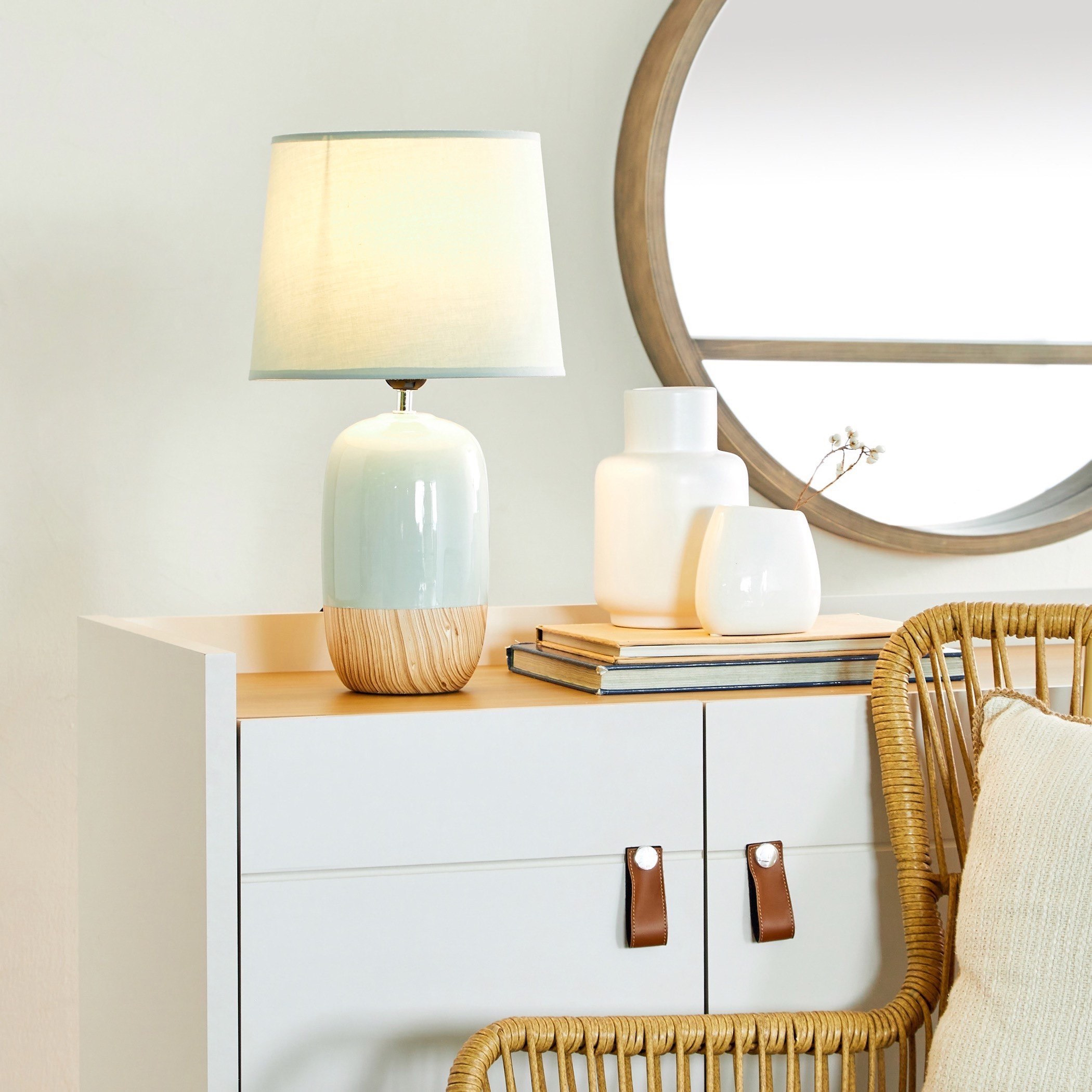 مصباح طاولة سيراميك من ألور - 28x28x44 سم-hbxlivingroom-lighting-tablelamps-image-5