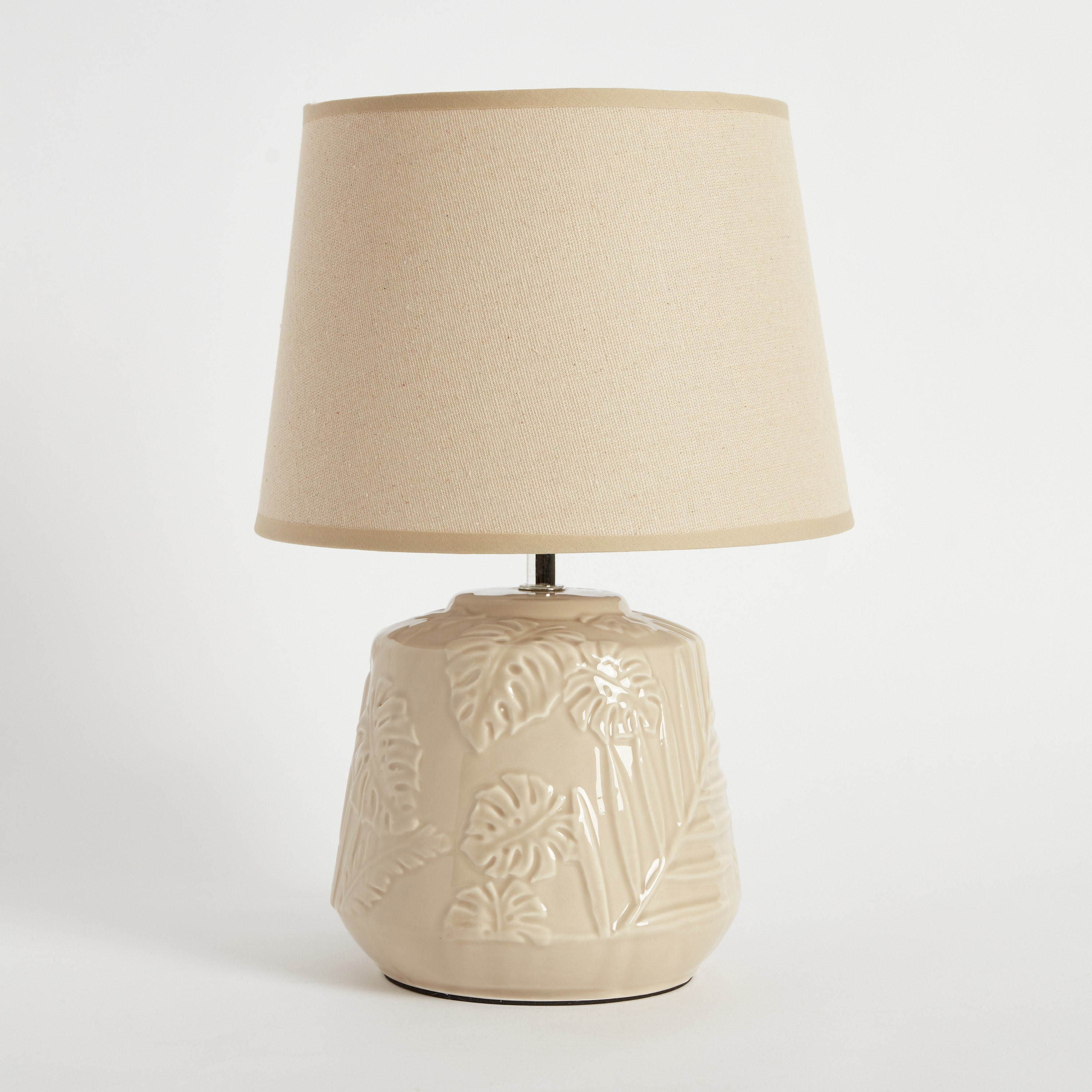 مصباح طاولة سيراميك بغطاء من ألور - 25x25x37 سم-hbxlivingroom-lighting-tablelamps-image-6